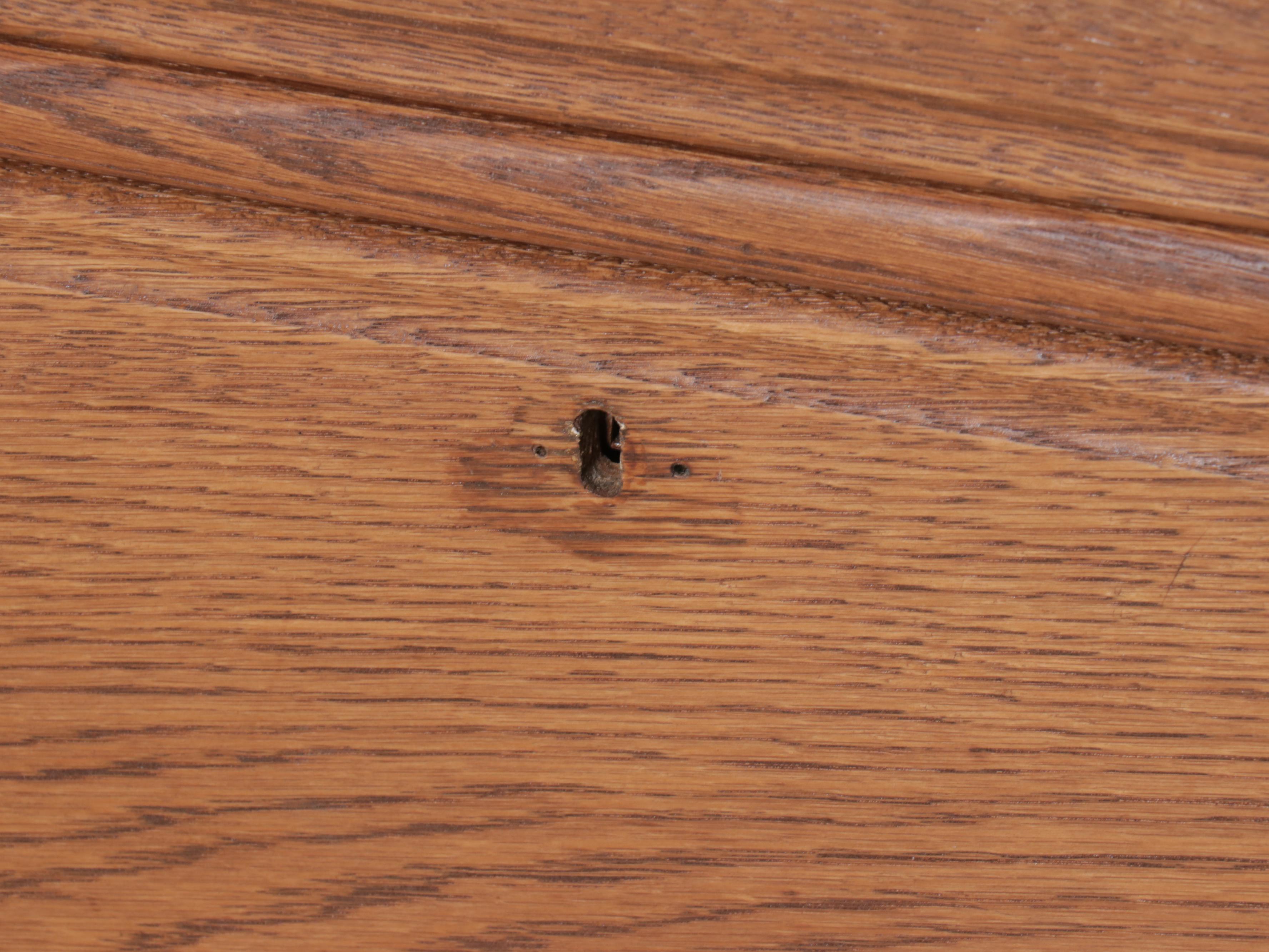 Empire Style Oak Chest of Drawers, Early 20th Century