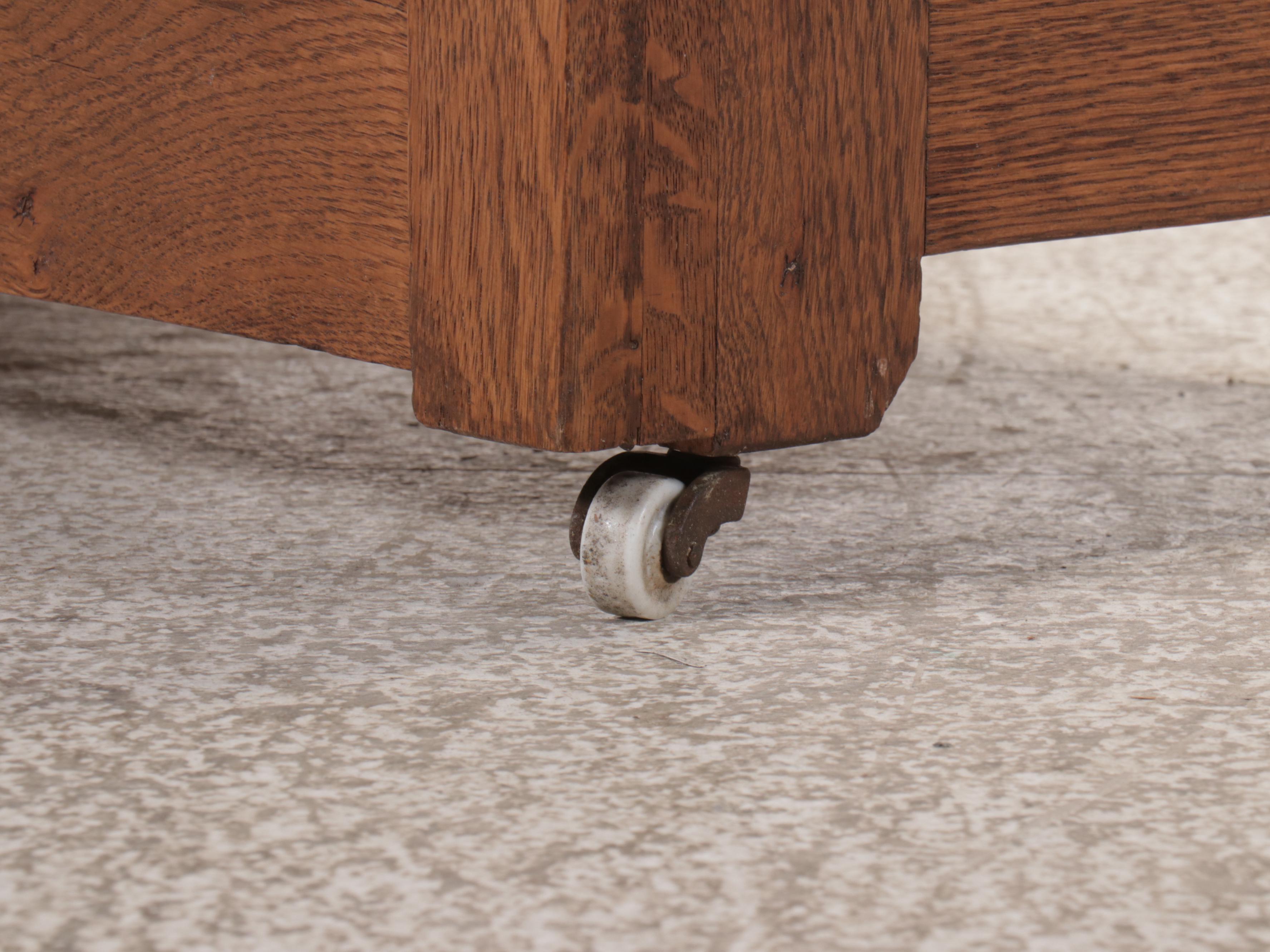 Empire Style Oak Chest of Drawers, Early 20th Century