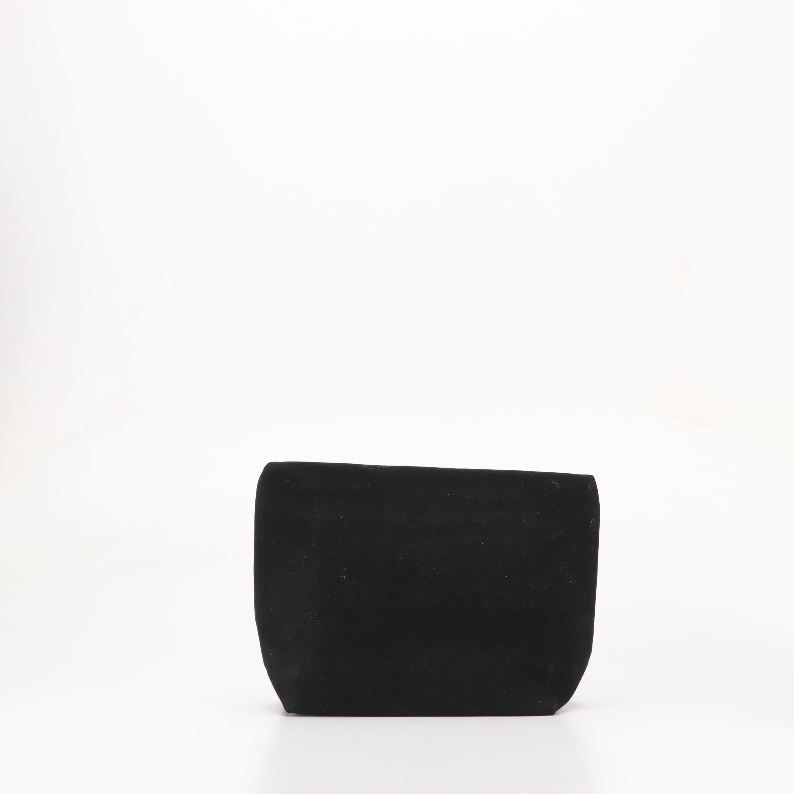 Chanel Beauté Promotional CC Zip Pouch in Black Canvas