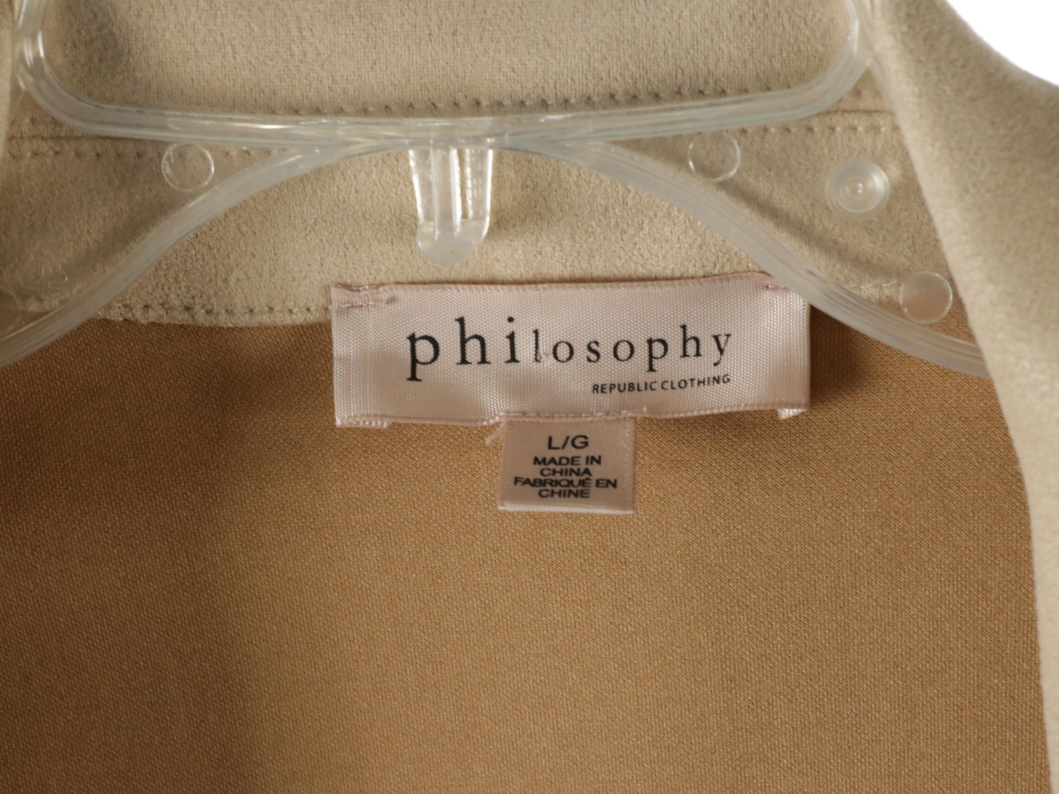 Zara and Say What? Faux Fur Jackets with Philosophy Faux Leather Cropped Jacket