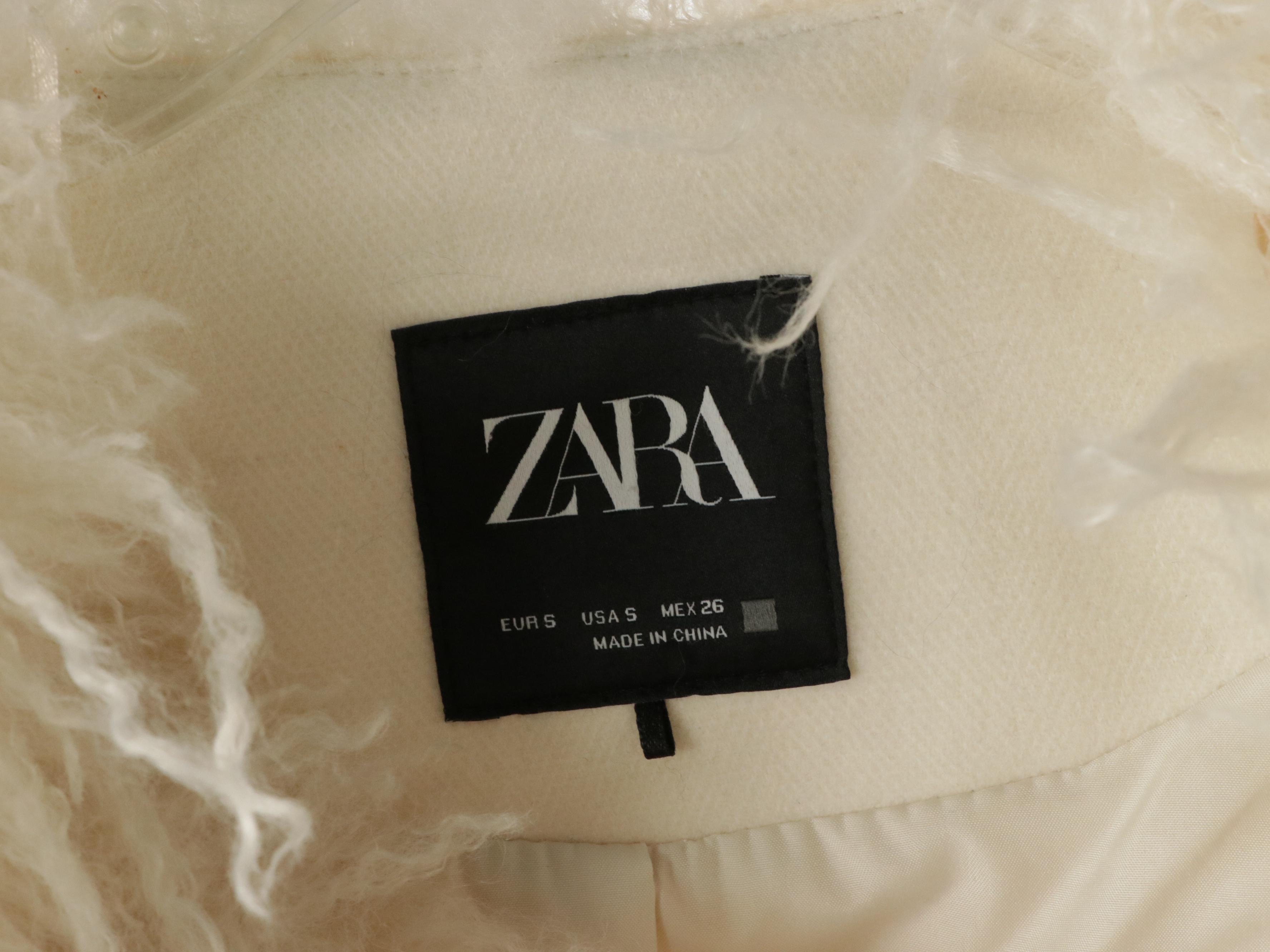 Zara and Say What? Faux Fur Jackets with Philosophy Faux Leather Cropped Jacket