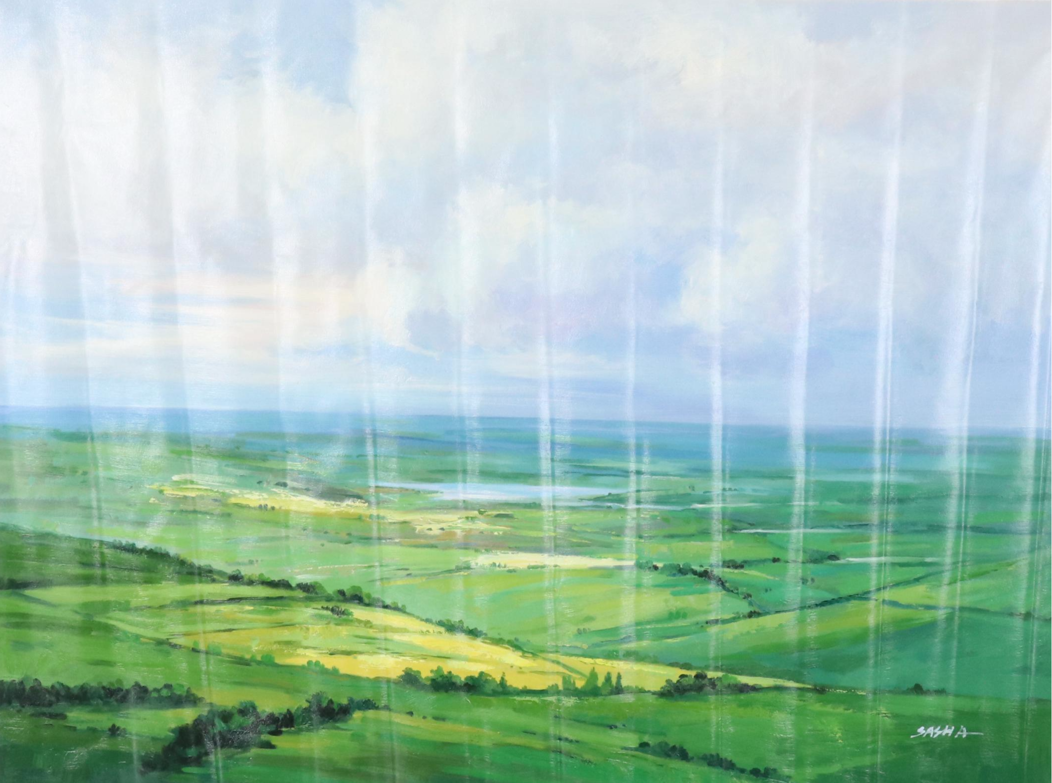 Sasha Landscape Oil Painting, 21st Century