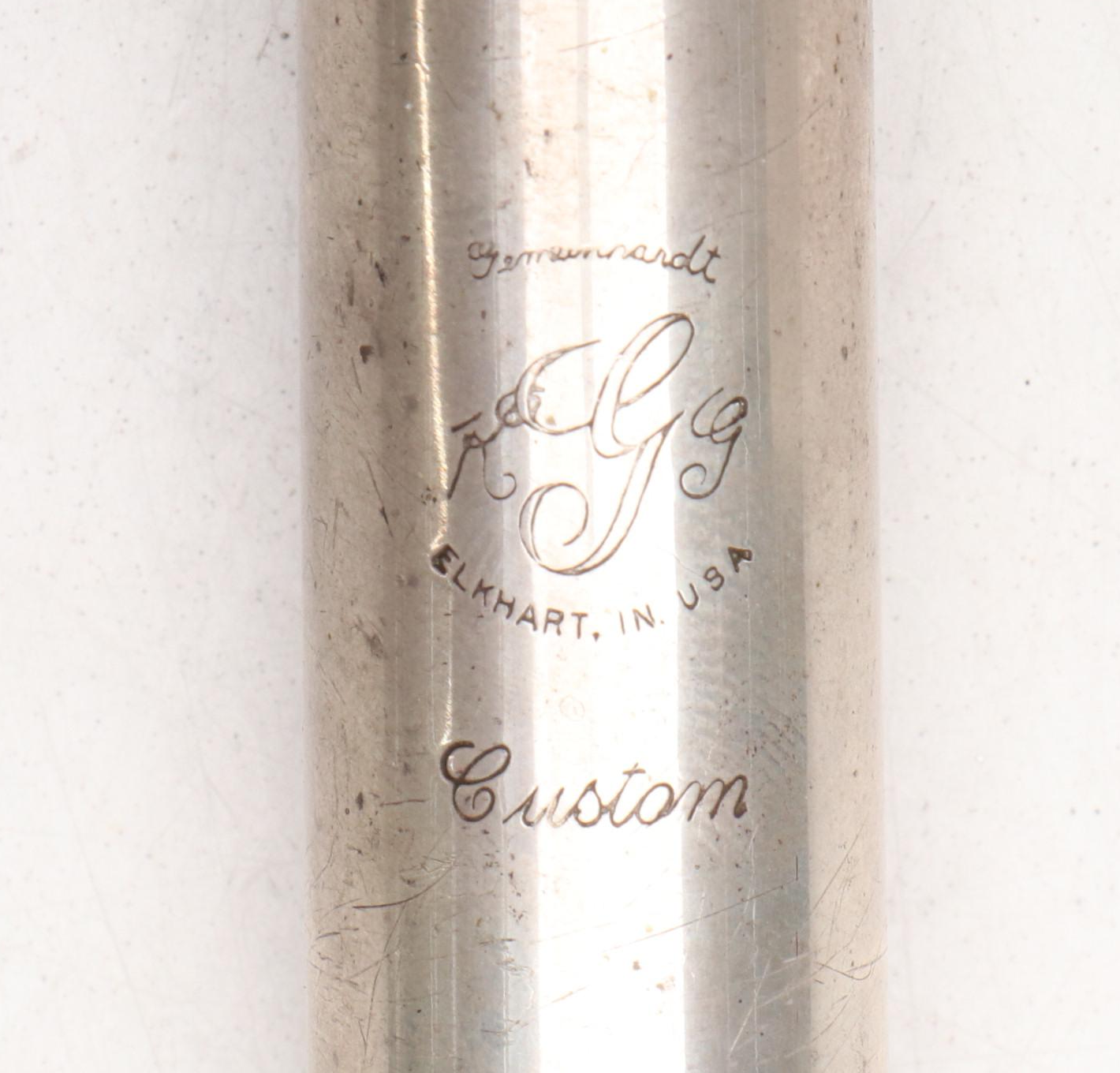 Gemeinhardt 50 Series Silver Flute with Case, Cleaner