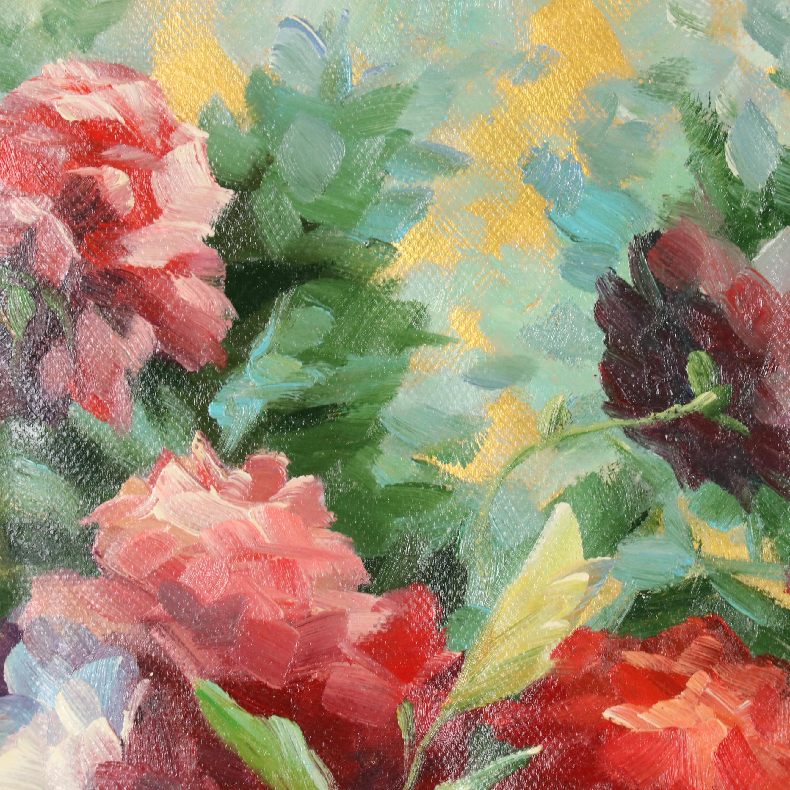 Dekai Floral Oil Painting, 21st Century