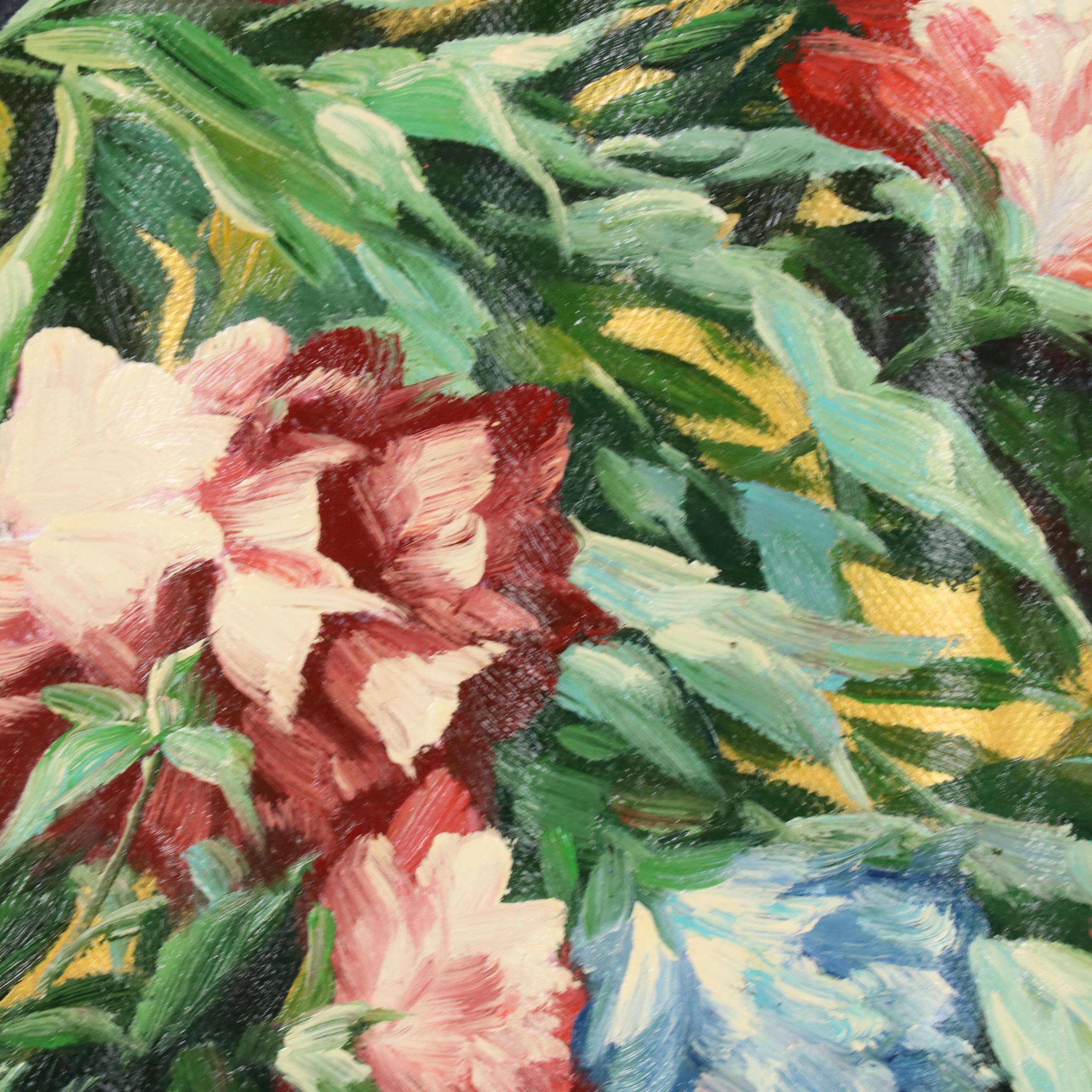 Dekai Floral Oil Painting, 21st Century