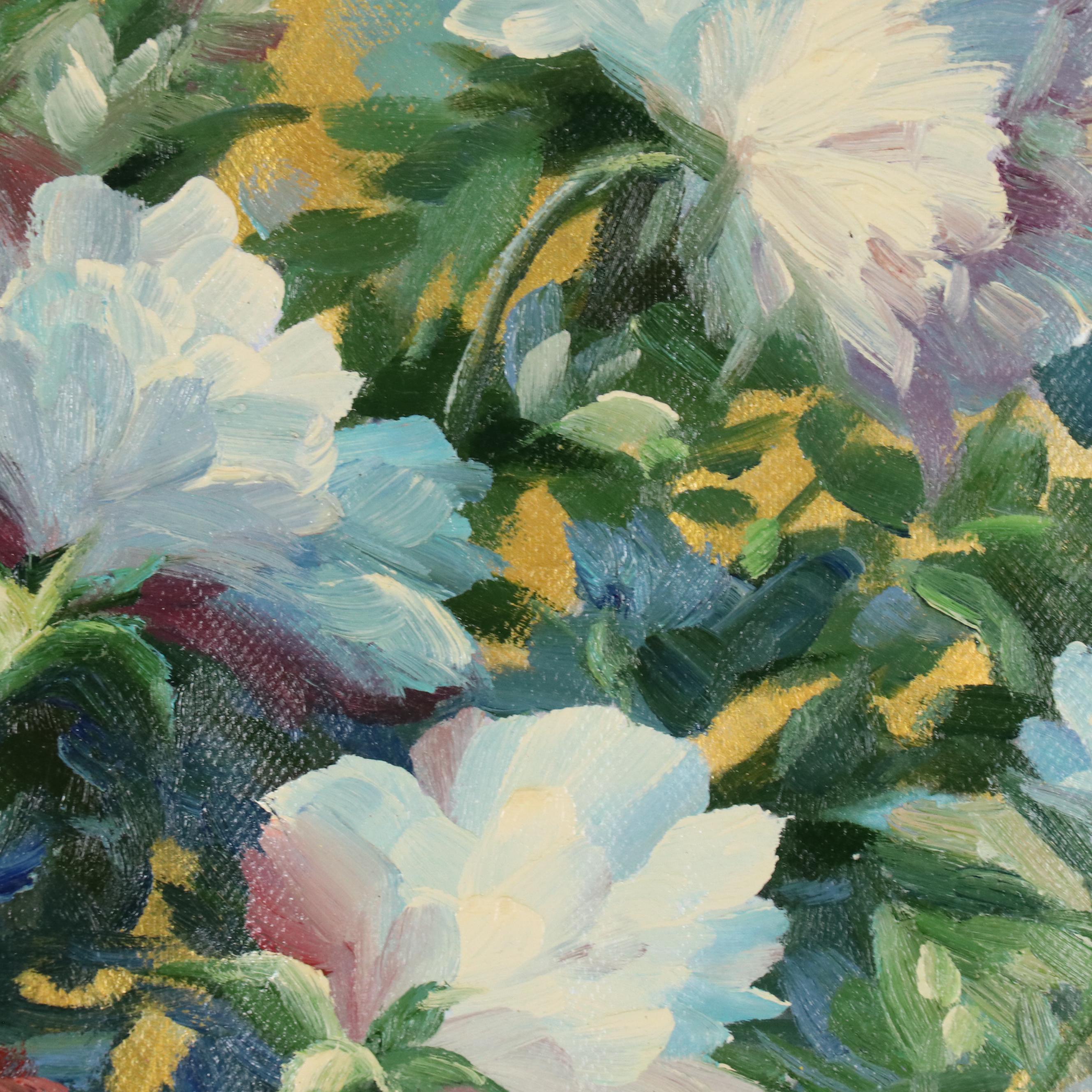 Dekai Floral Oil Painting, 21st Century