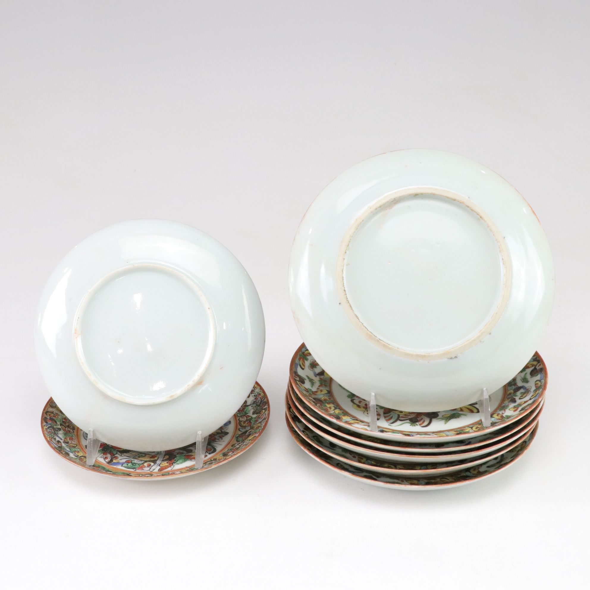 Chinese Porcelain 1000 Butterflies Plates, Teacups and More Dinnerware