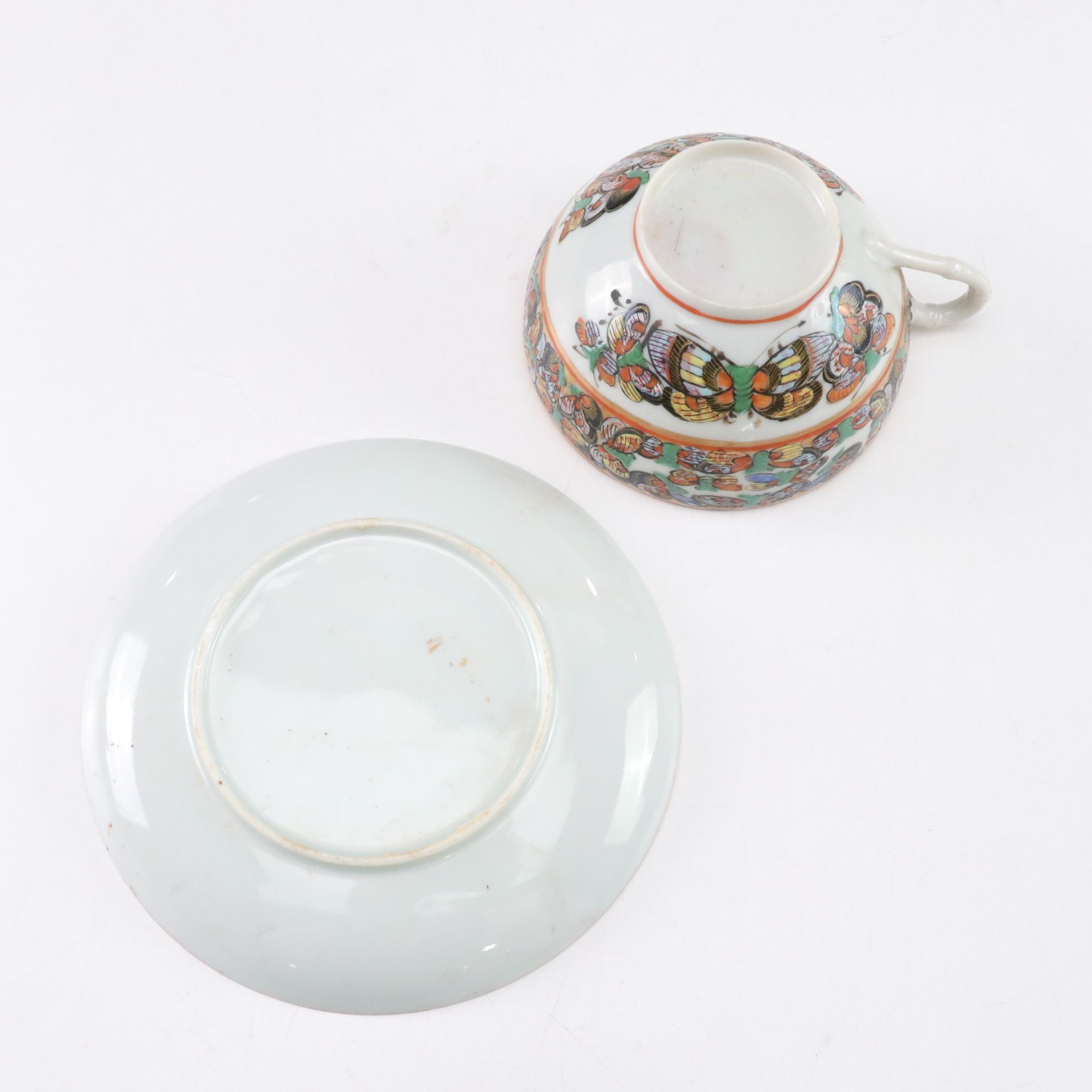 Chinese Porcelain 1000 Butterflies Plates, Teacups and More Dinnerware