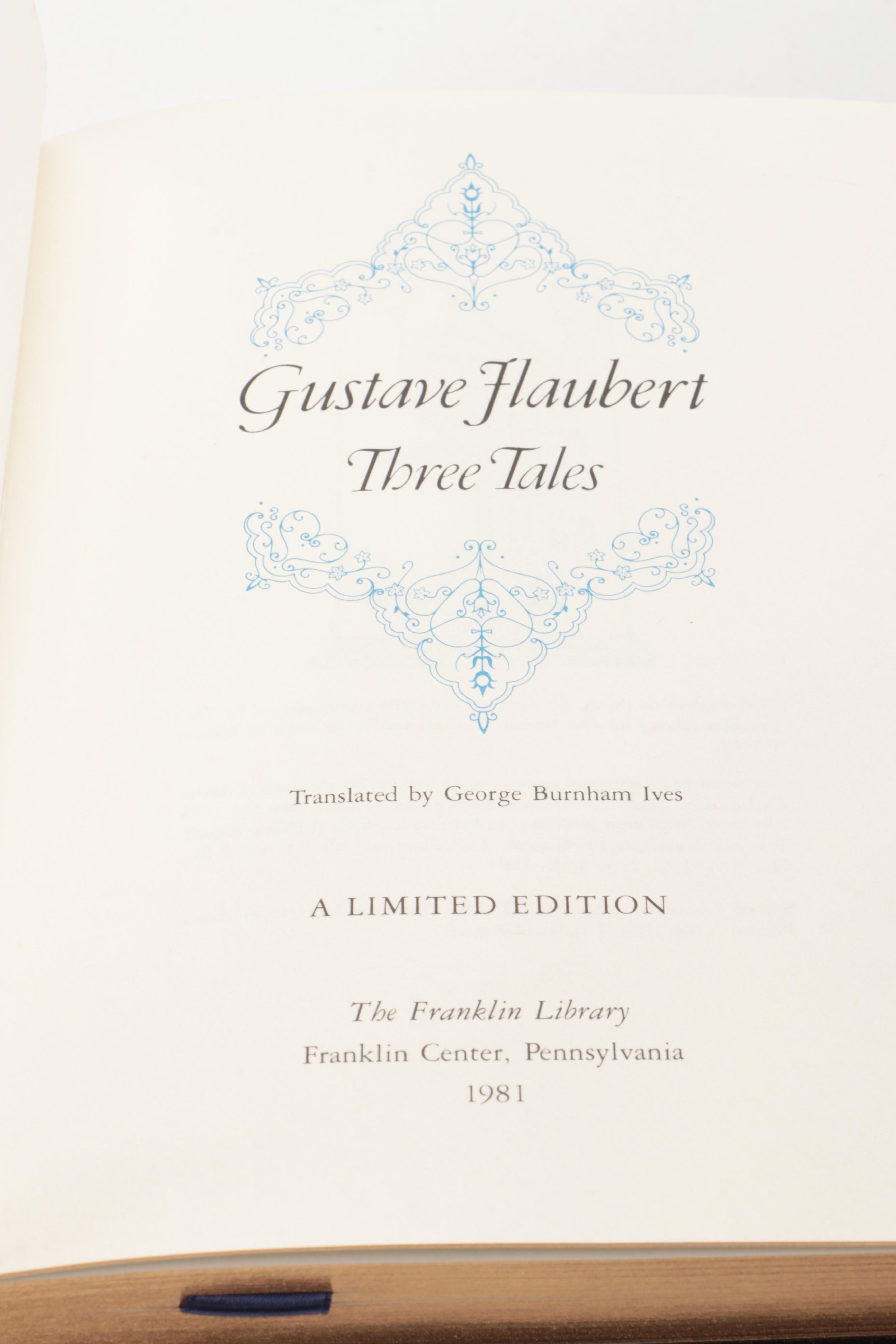 Franklin Library Thomas Hardy, Gustave Flaubert and More Short Story Collections