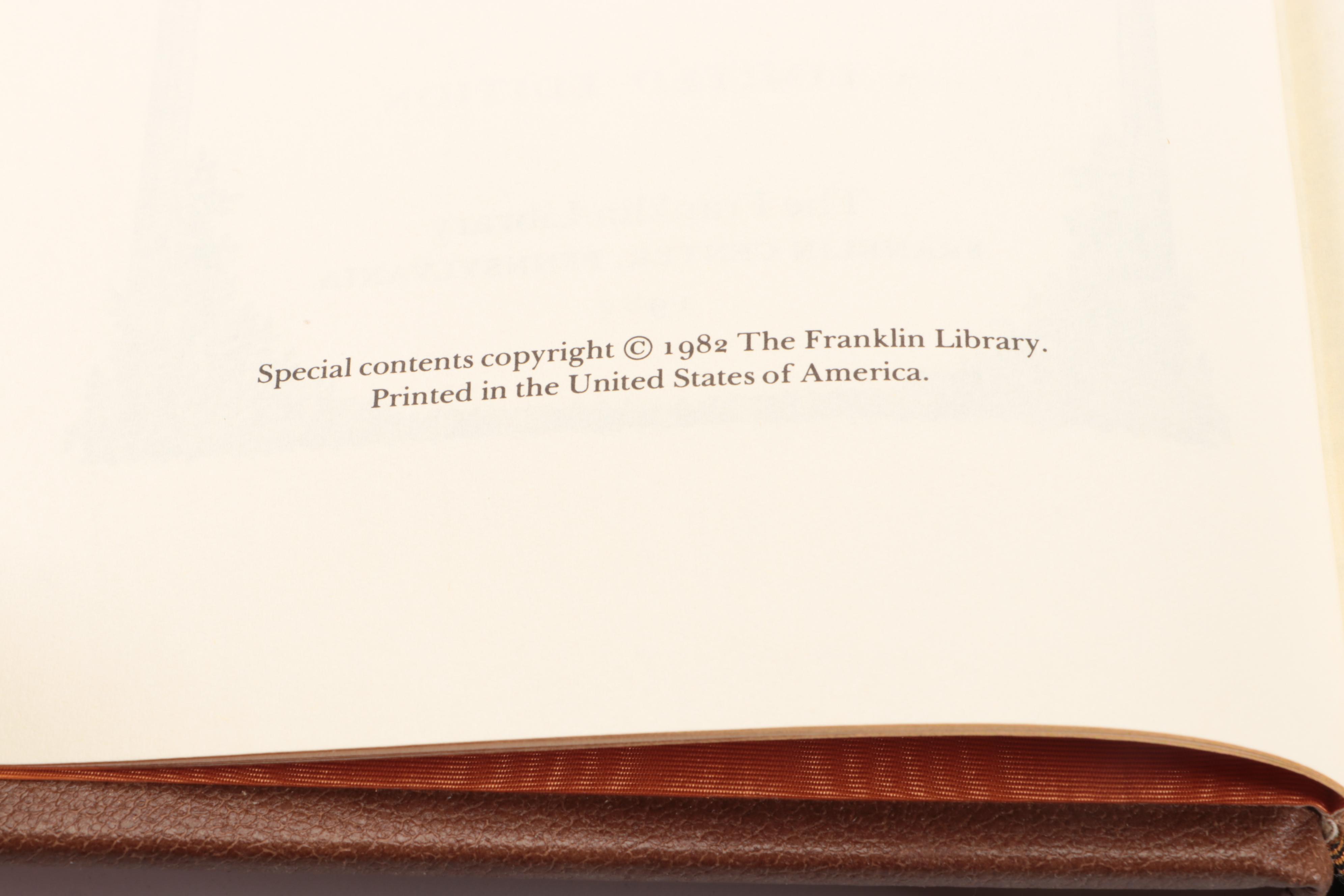 Franklin Library Thomas Hardy, Gustave Flaubert and More Short Story Collections