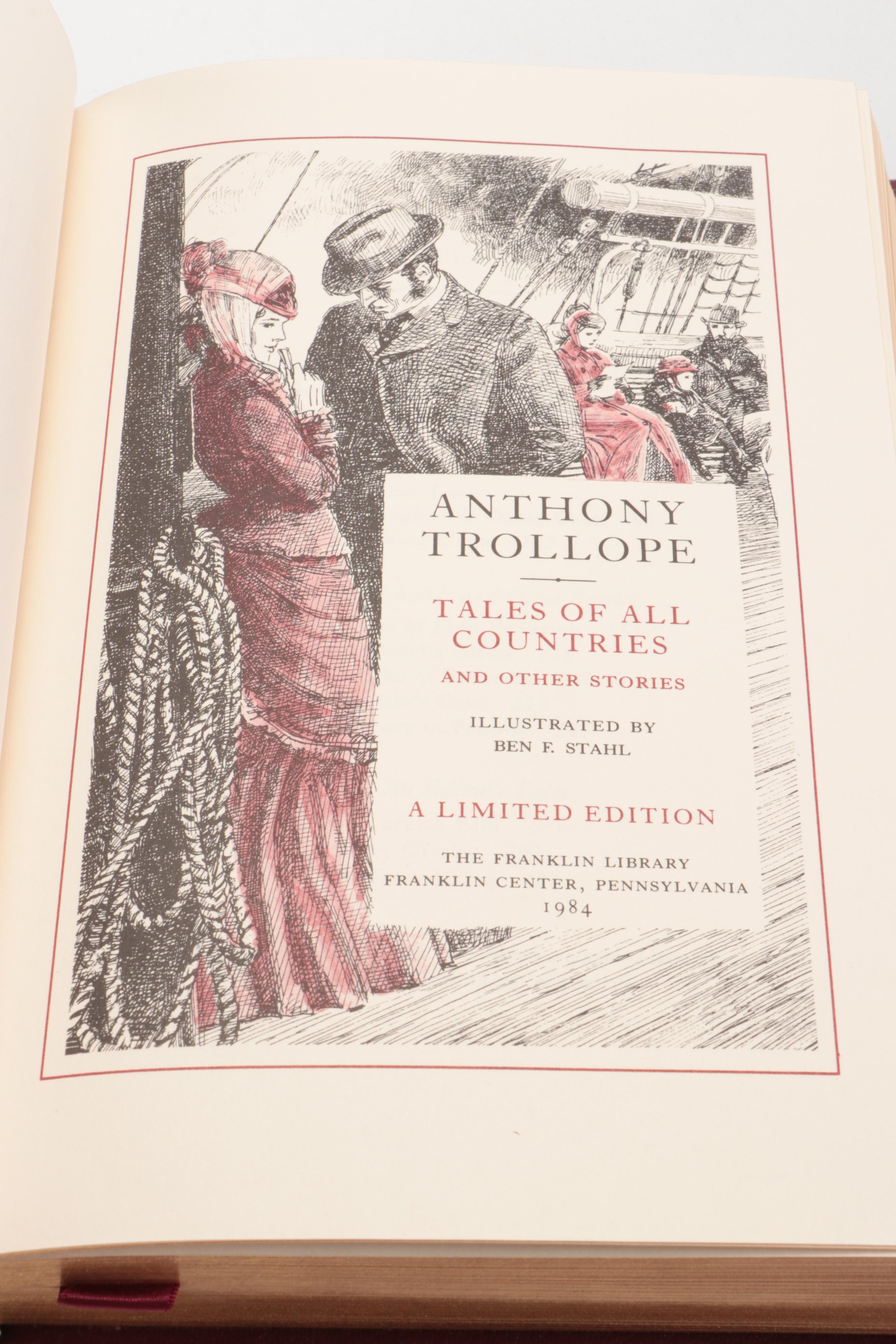 Franklin Library Thomas Hardy, Gustave Flaubert and More Short Story Collections