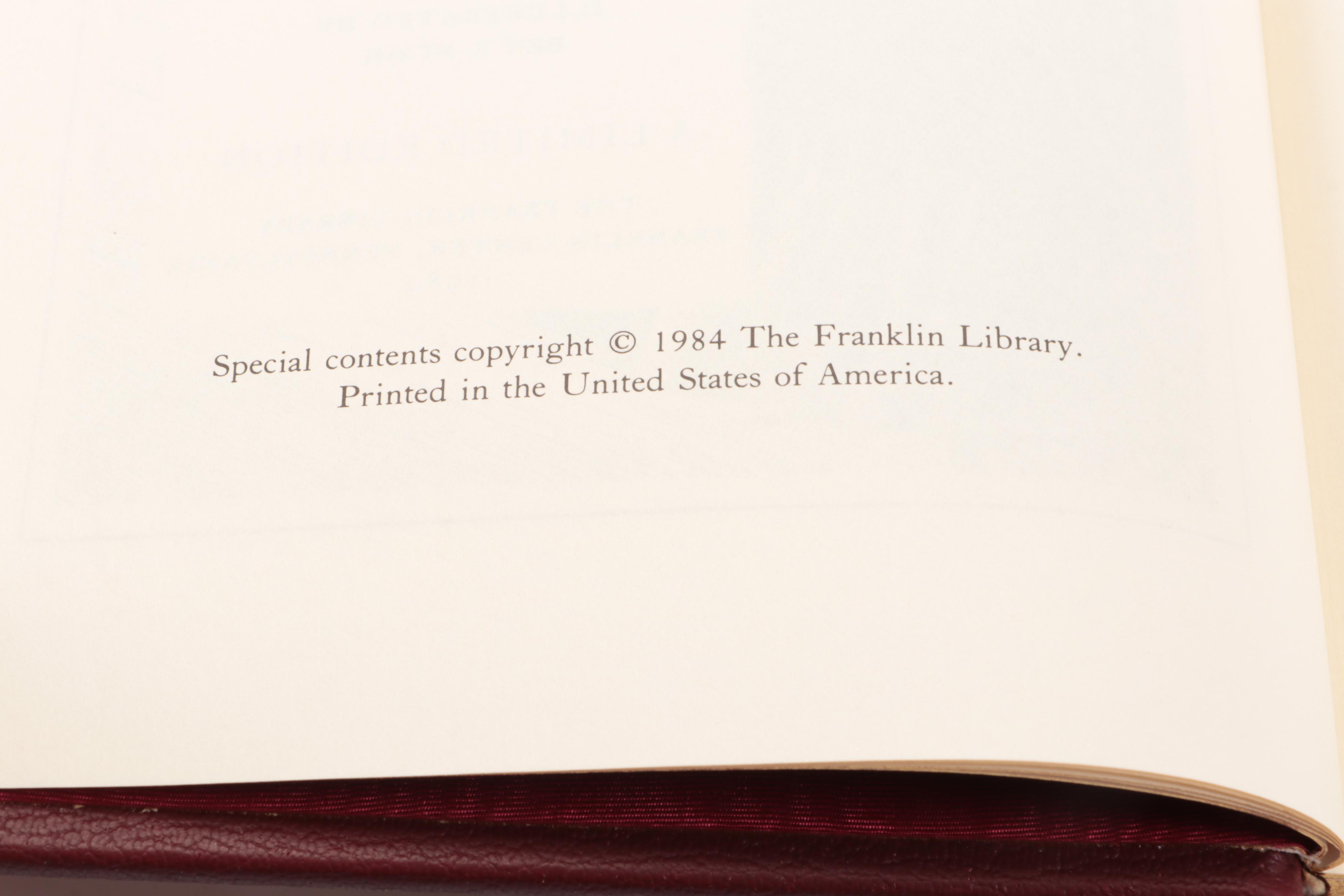 Franklin Library Thomas Hardy, Gustave Flaubert and More Short Story Collections