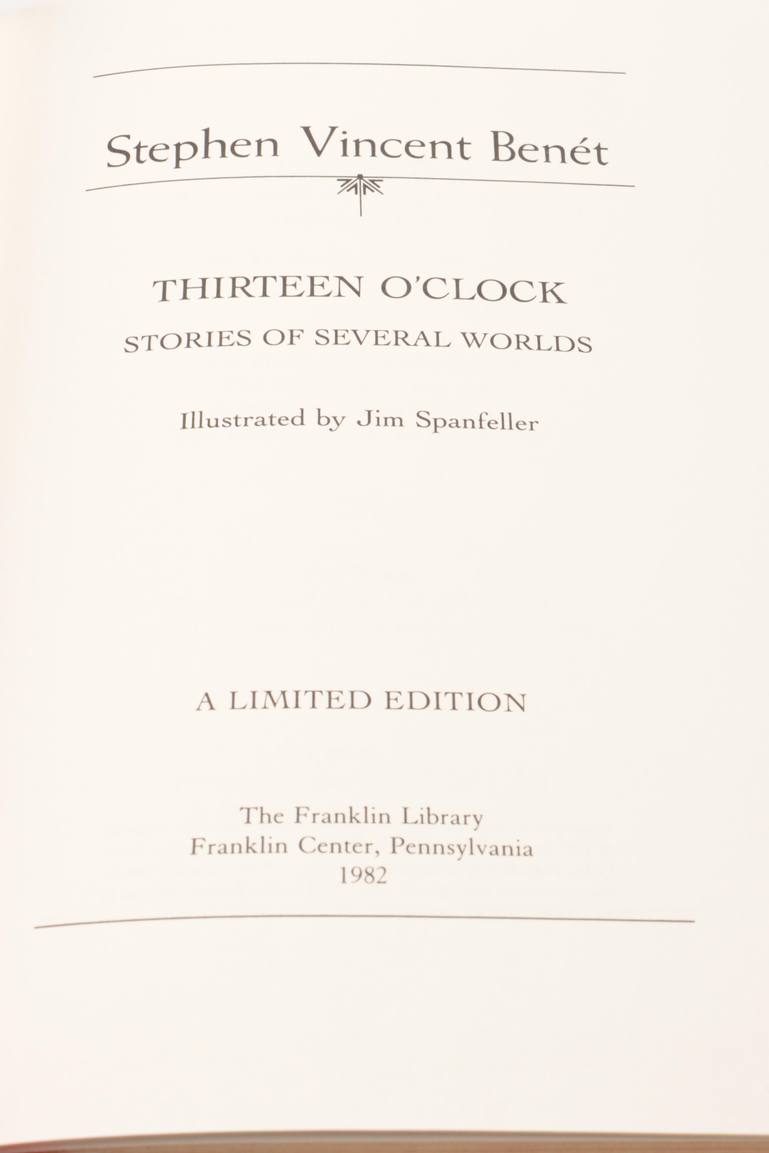 Franklin Library Thomas Hardy, Gustave Flaubert and More Short Story Collections