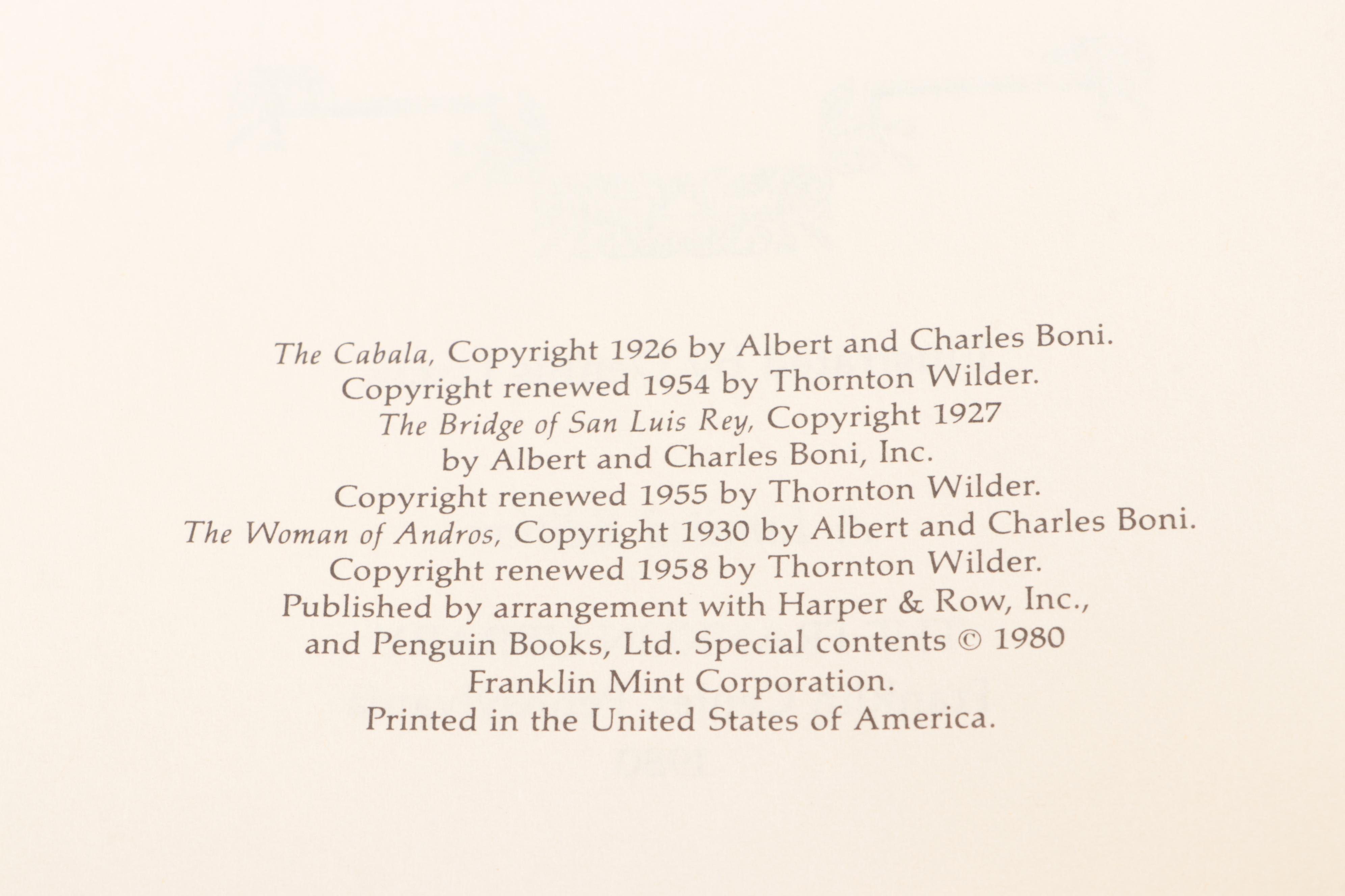 Franklin Library Thomas Hardy, Gustave Flaubert and More Short Story Collections