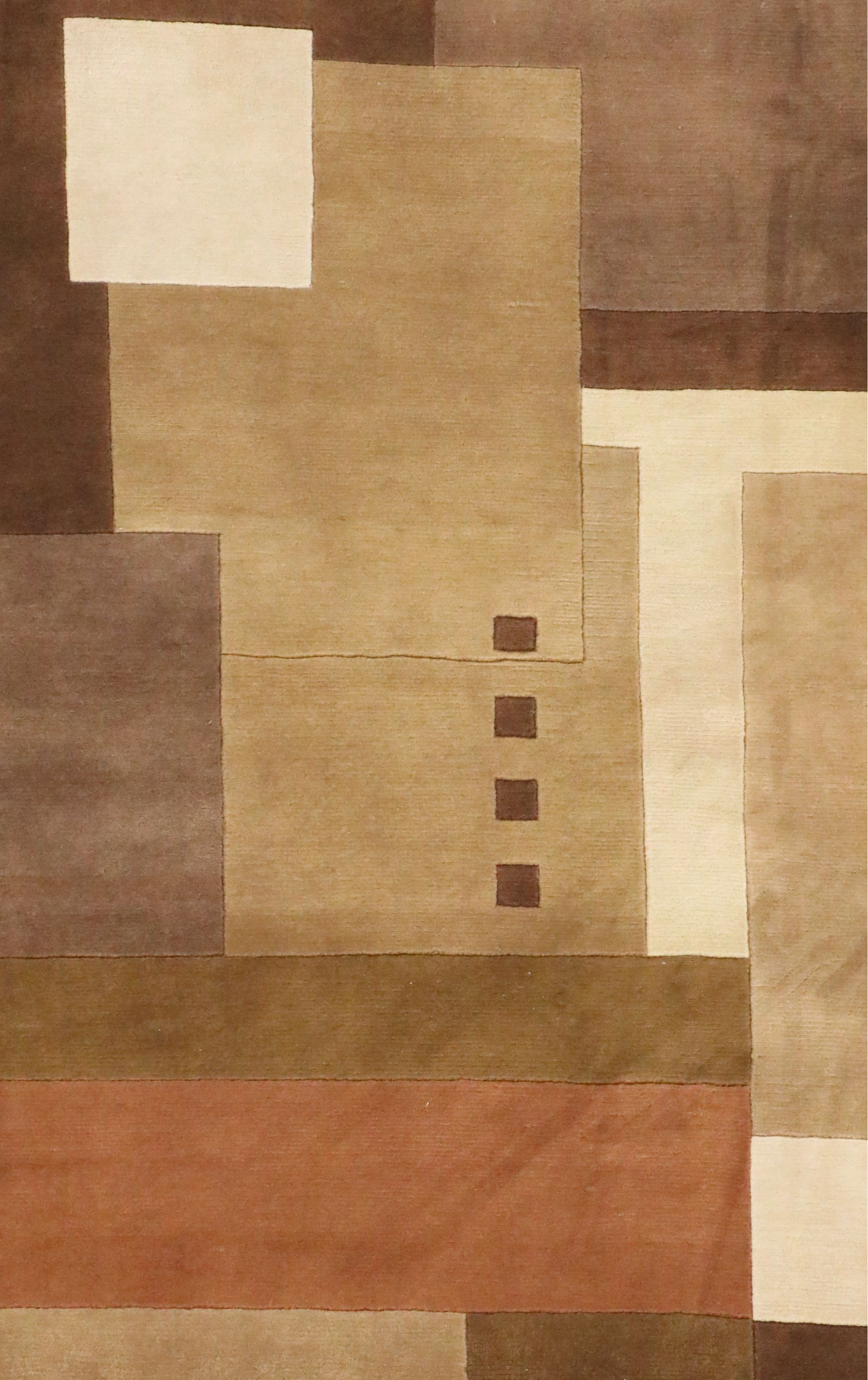 3'6 x 5'4 Hand-Knotted Momeni Area Rug