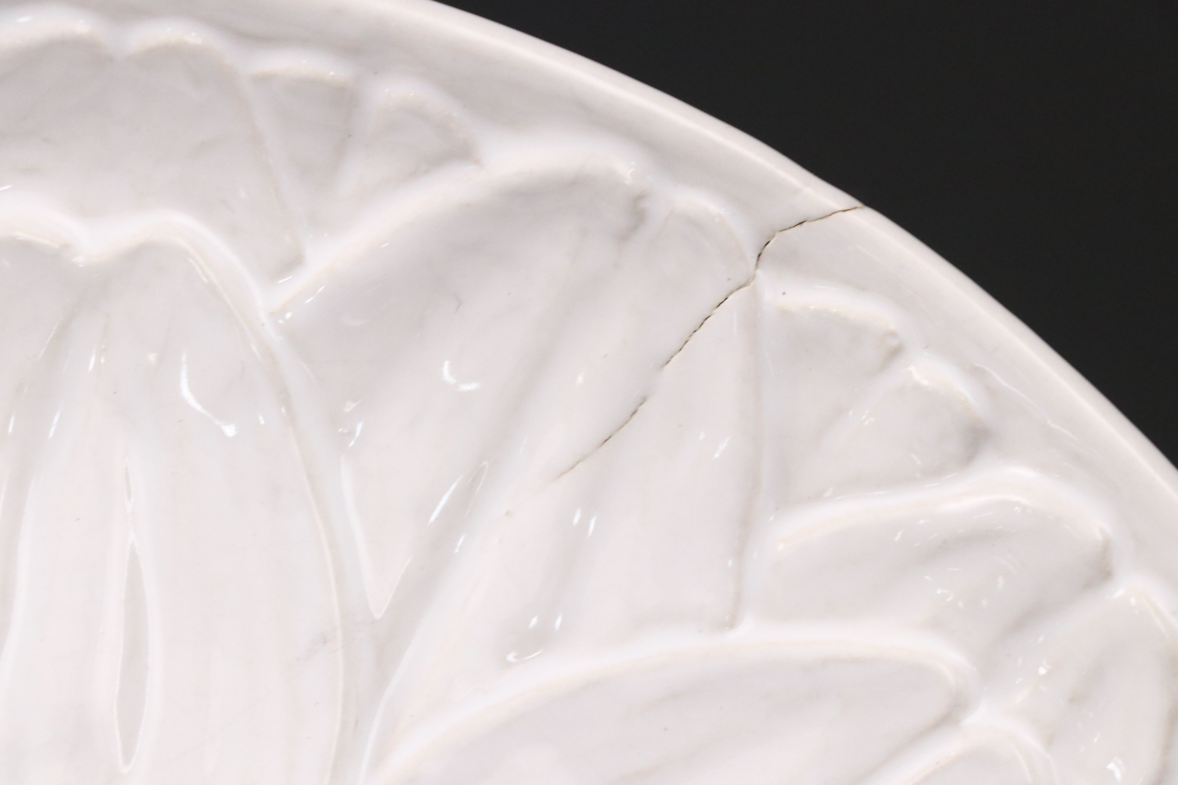 Neuwirth White Glaze Ceramic Plates and Trays with Rubel Candlesticks