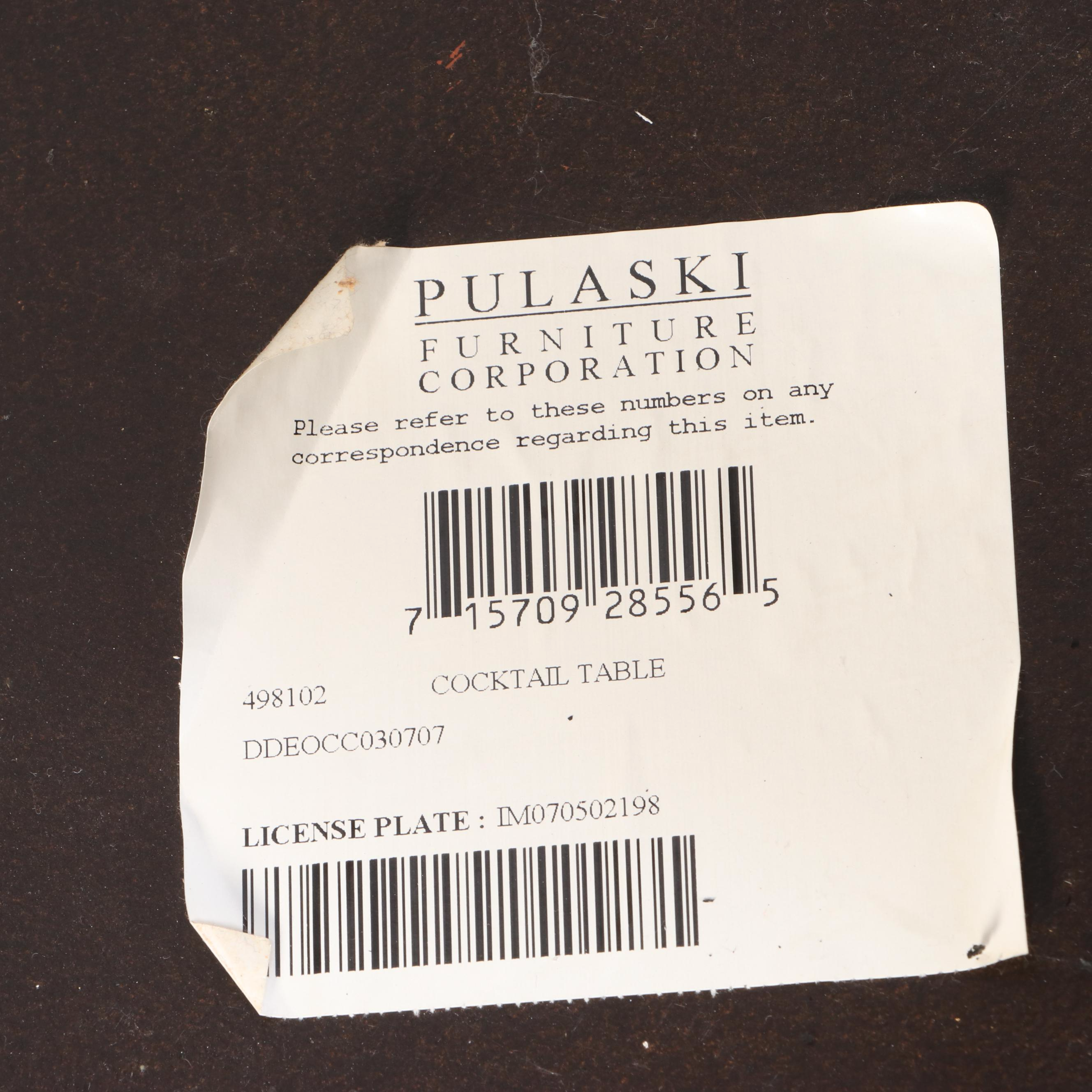 Pulaski "Espaigne" Spanish Style Cocktail Table