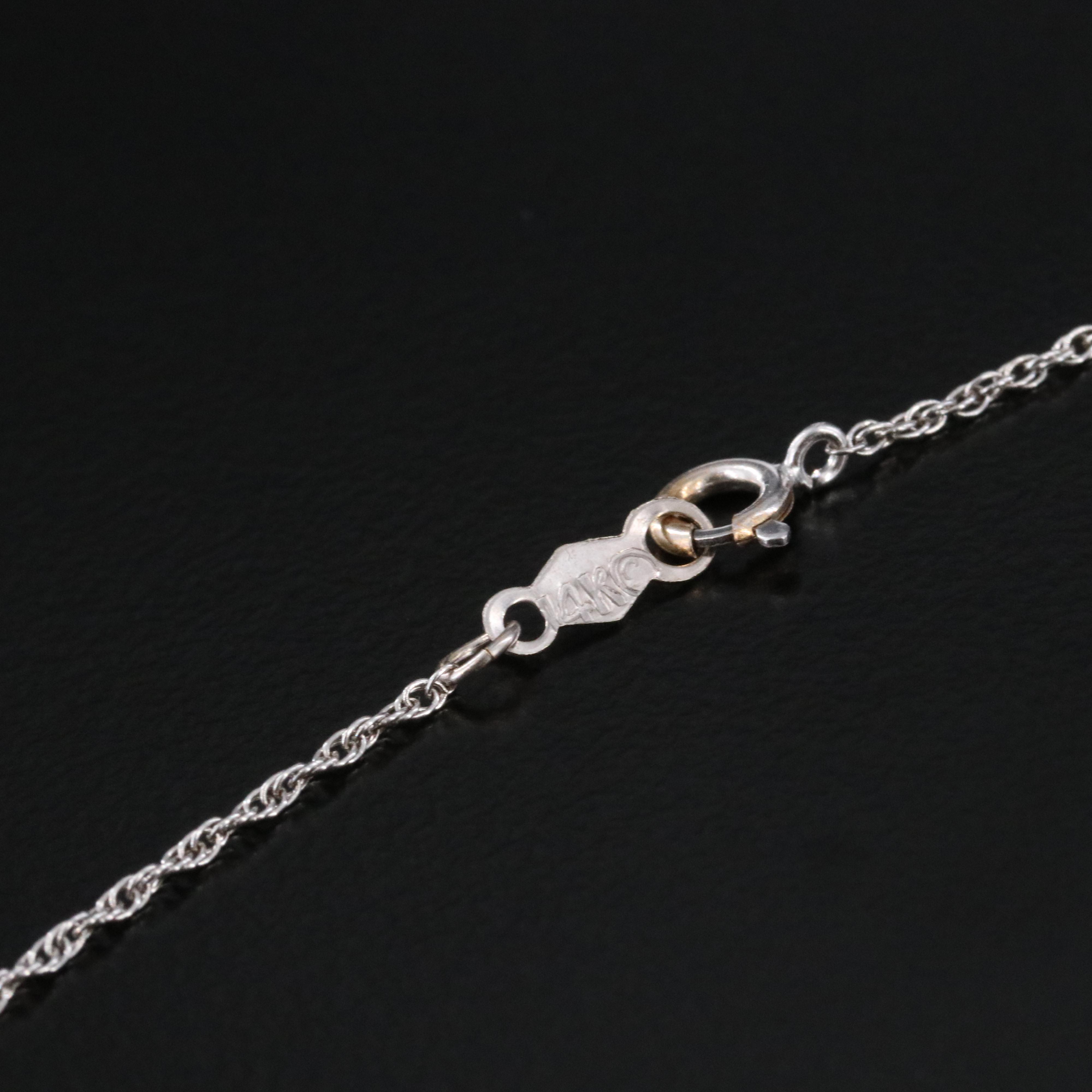 14K Singapore Chain Necklace