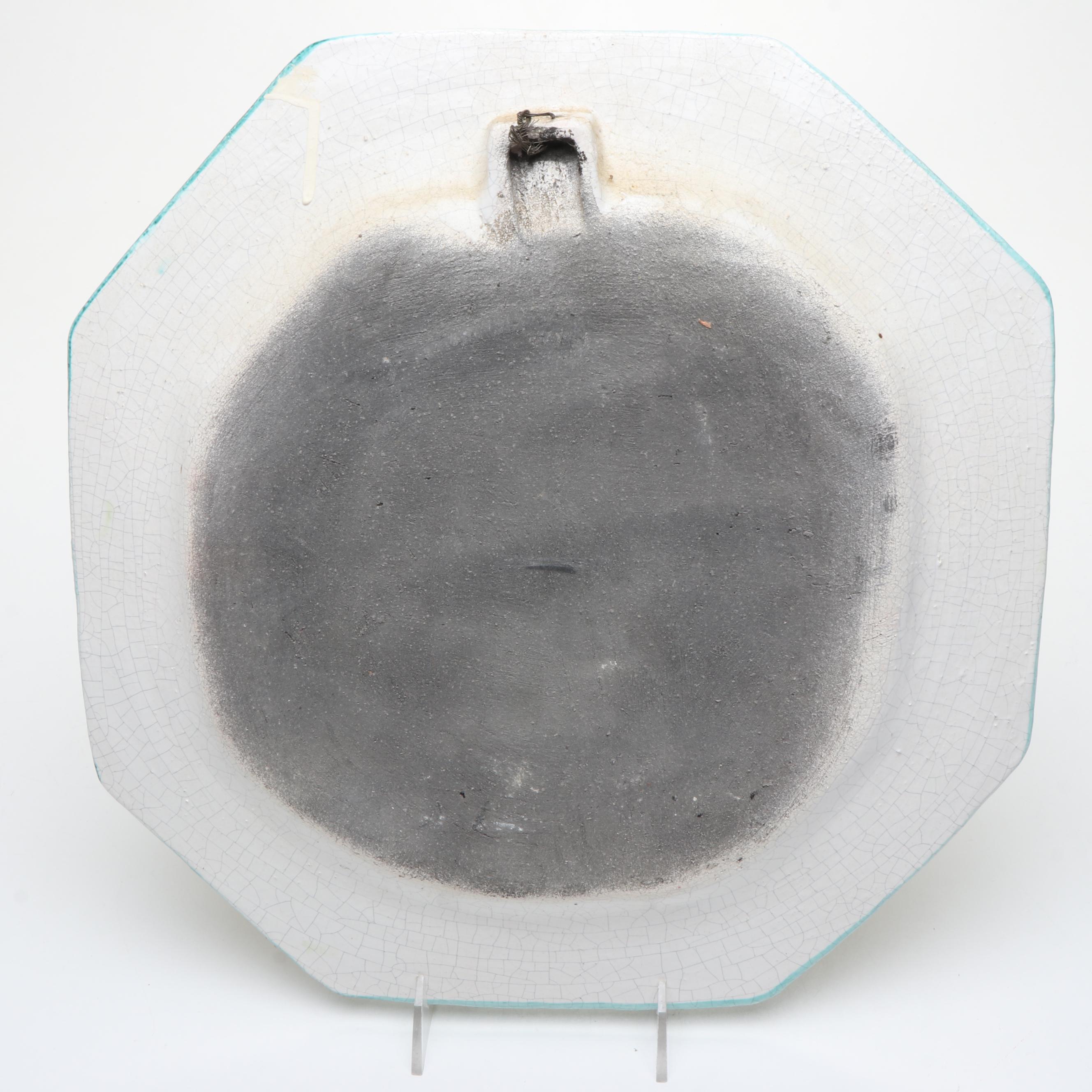 Italian Style Hand-Painted Ceramic Bird Plates