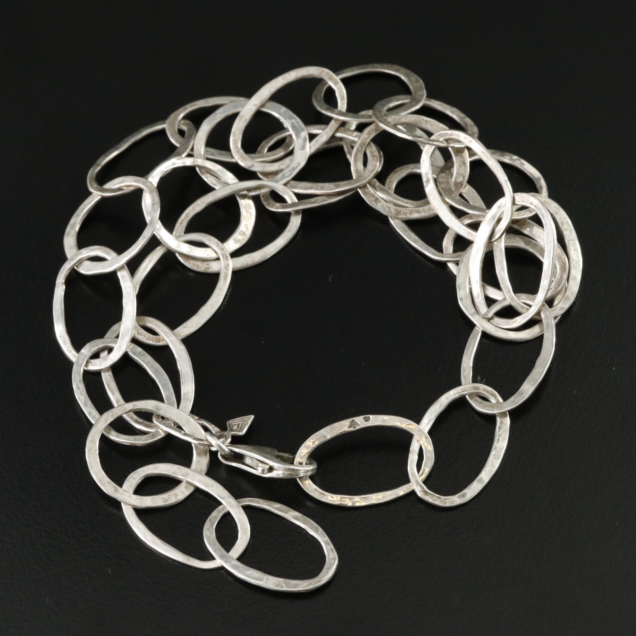 Silpada Sterling Triple Cable Chain Bracelet