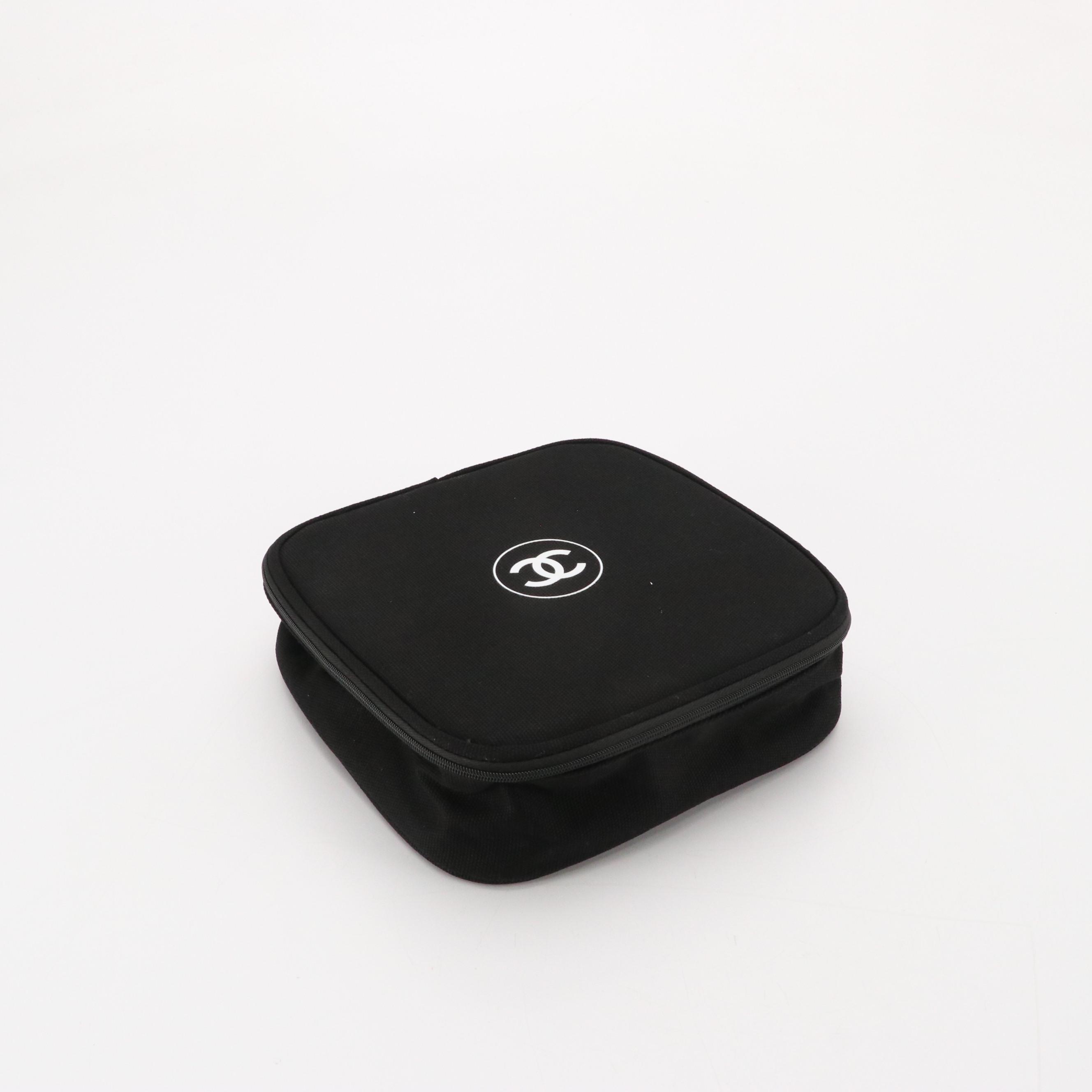 Chanel Beauté Promotional Travel Vanity Case in Black Canvas