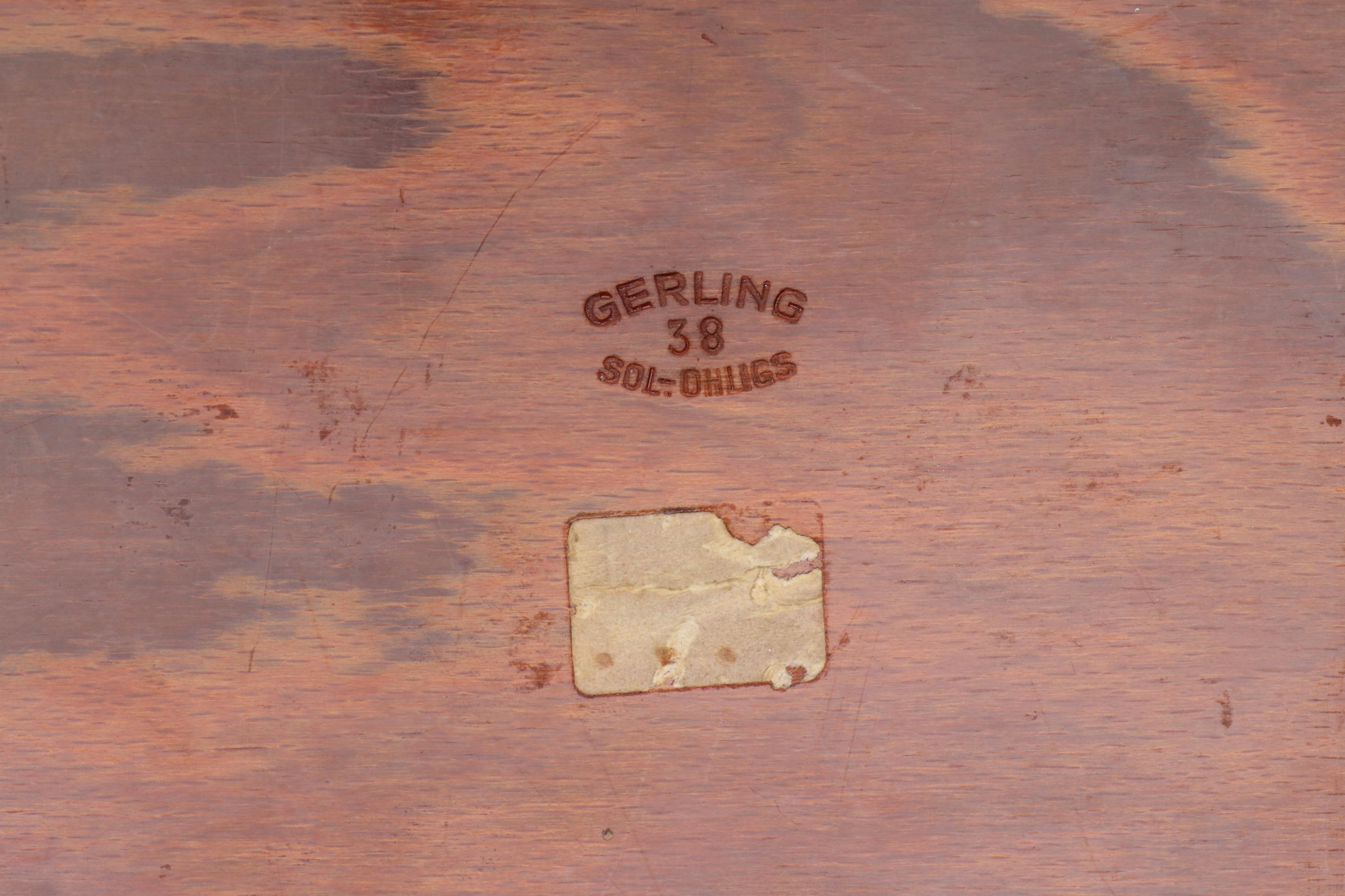 Gerling Sol-Ohligs Wooden Trays with Coasters and Bottle Holders