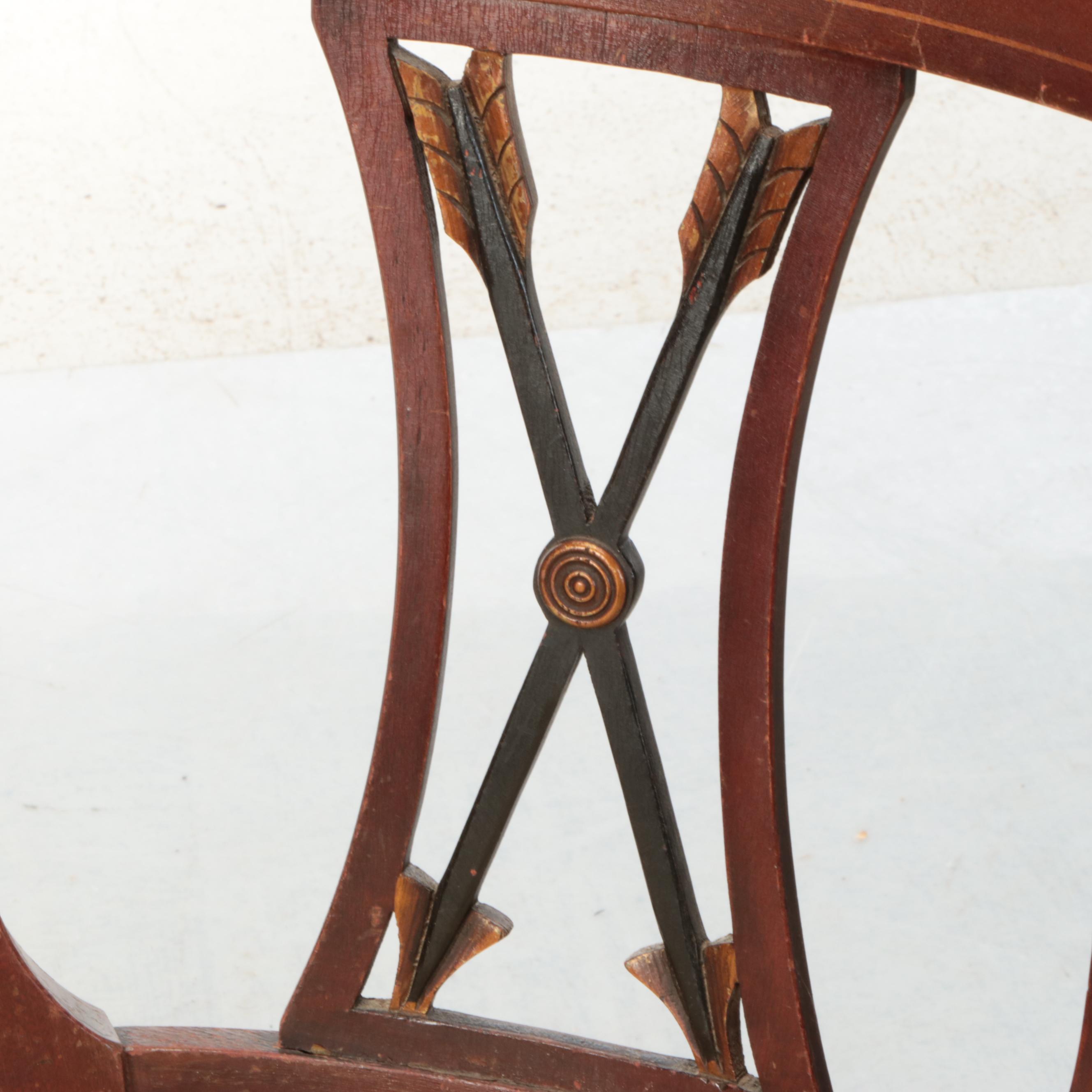 Queen Anne Style Upholstered Wooden Side Chair