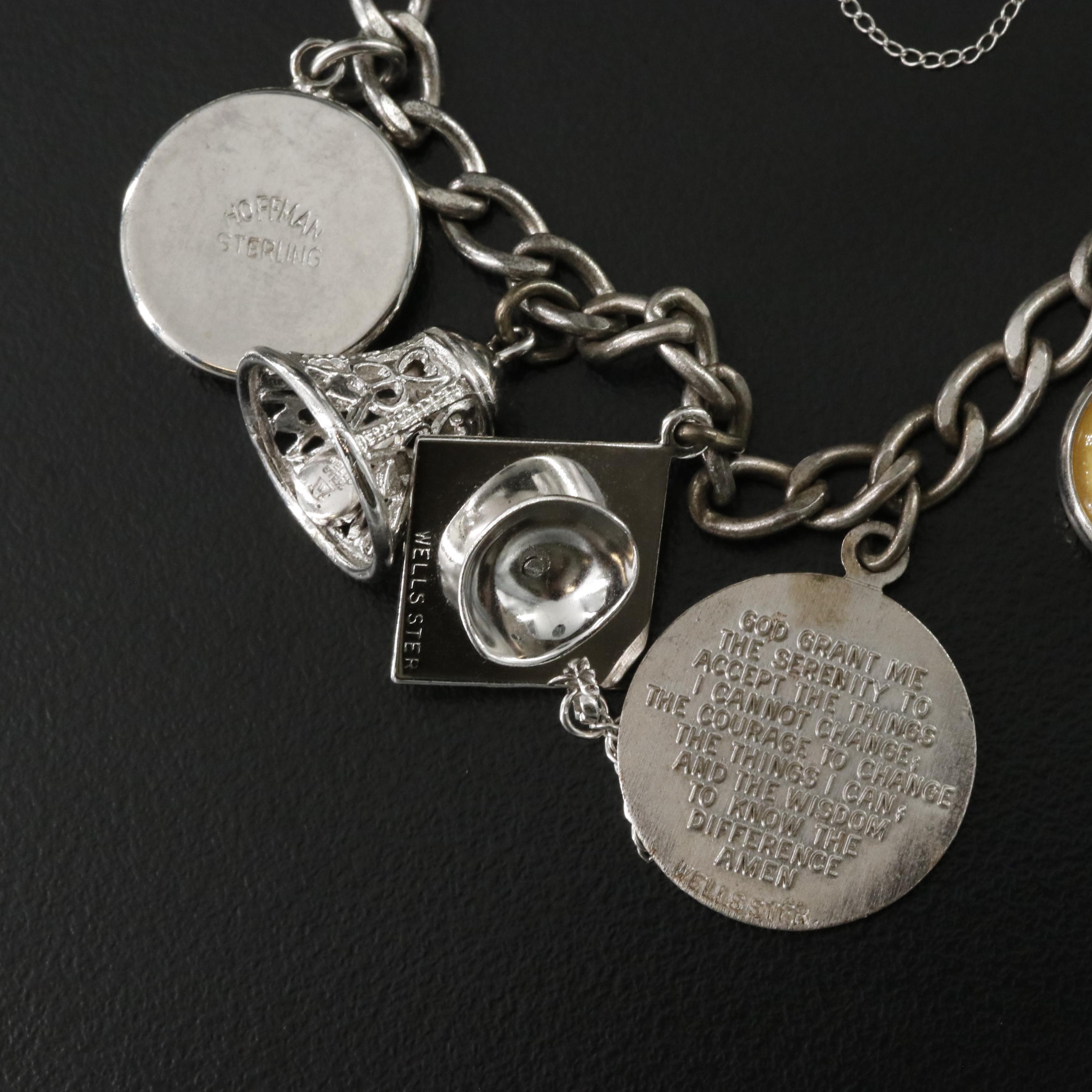 Vintage Sterling Charm Bracelet
