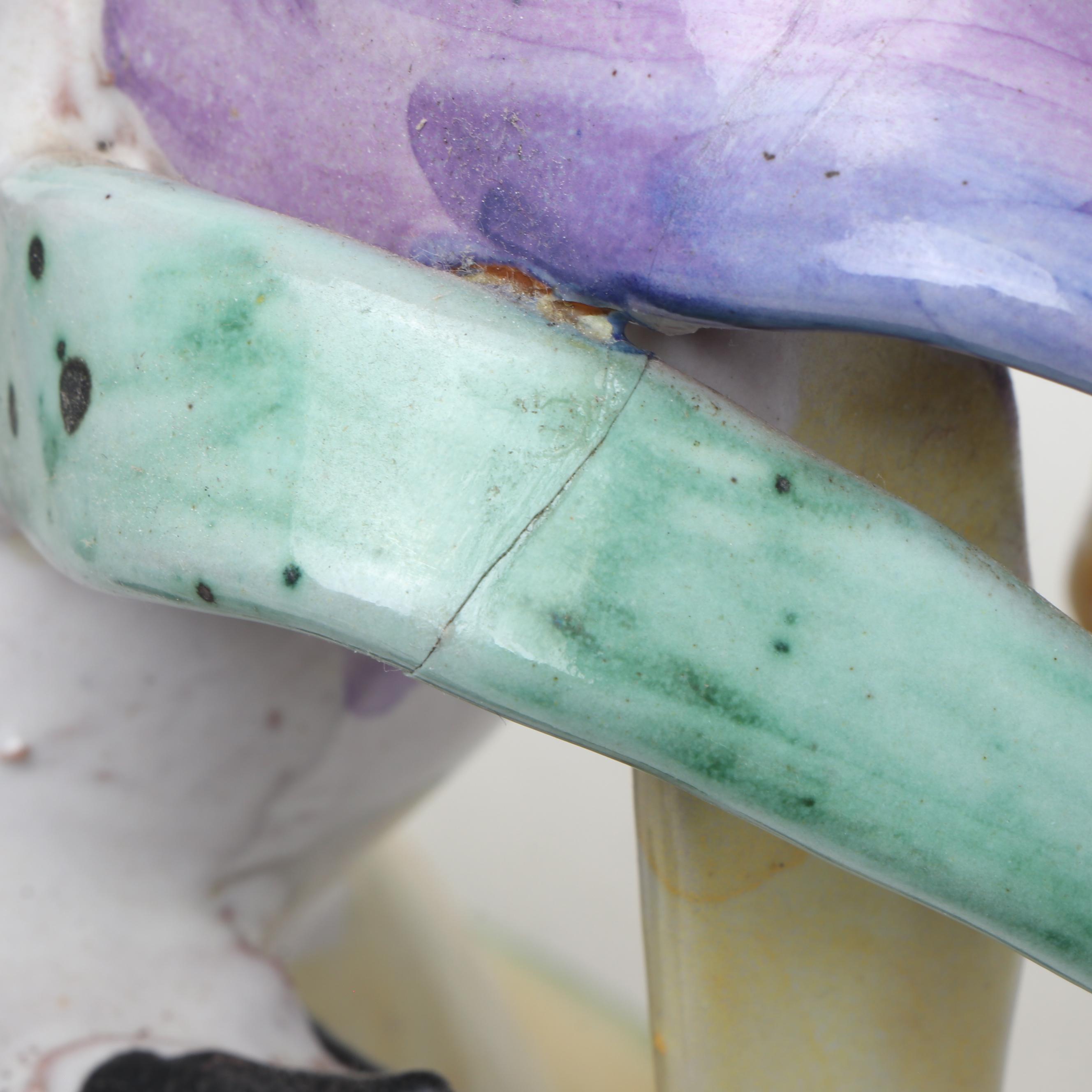 Vincenzo Pinto Vietri Italian Ceramic Rooster Table Lamp Body