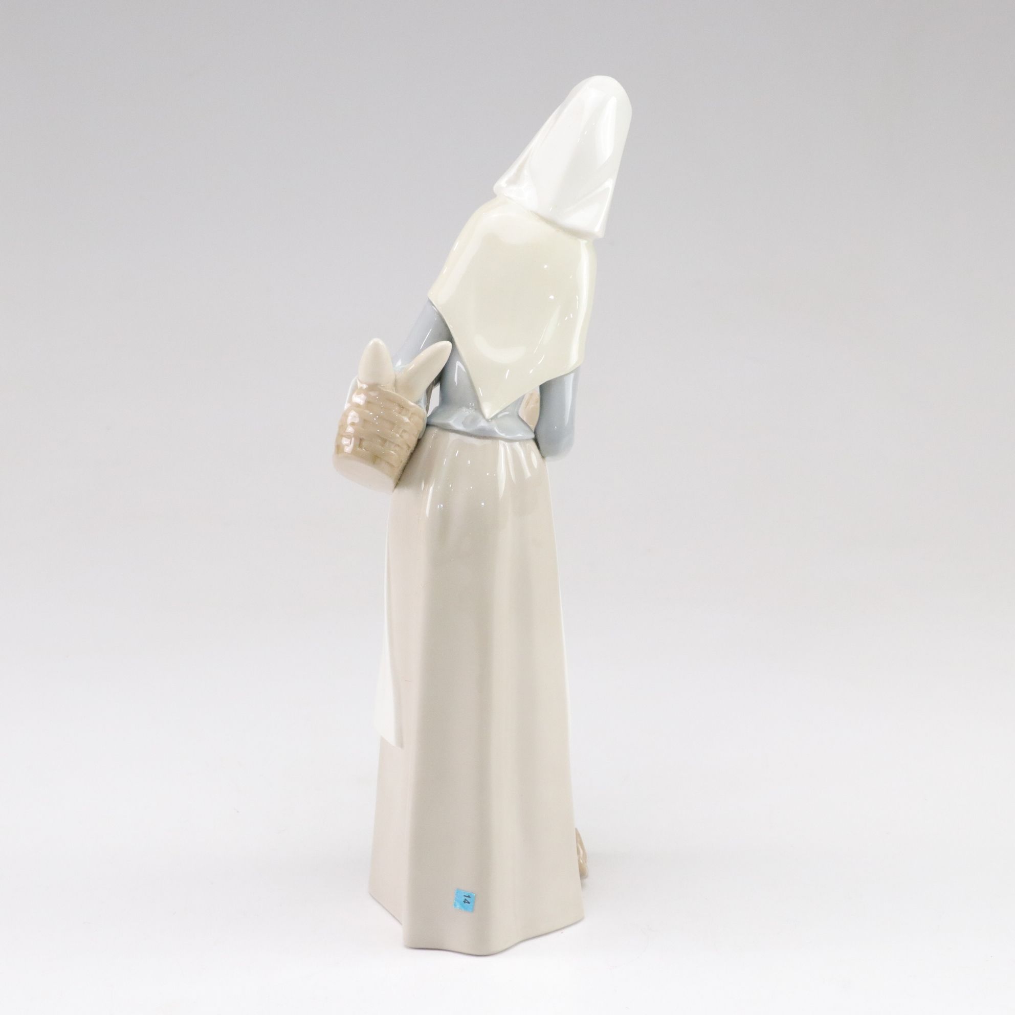 Lladró "Shepherdess with Dog" Porcelain Figurine, Late 20th C.