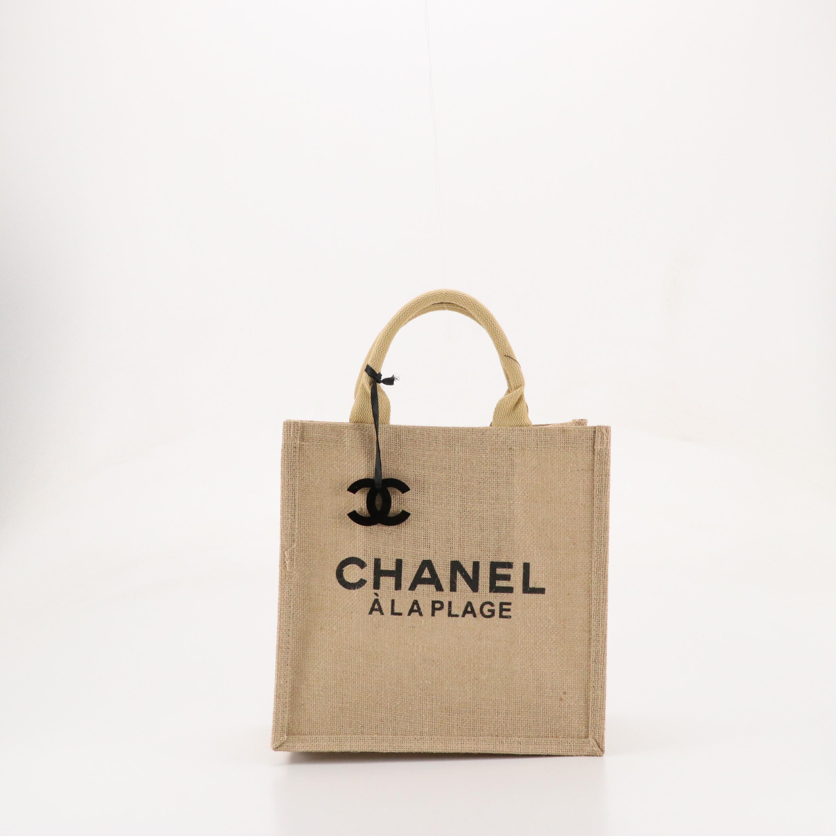 Chanel Promotional "À La Plage" Burlap Tote