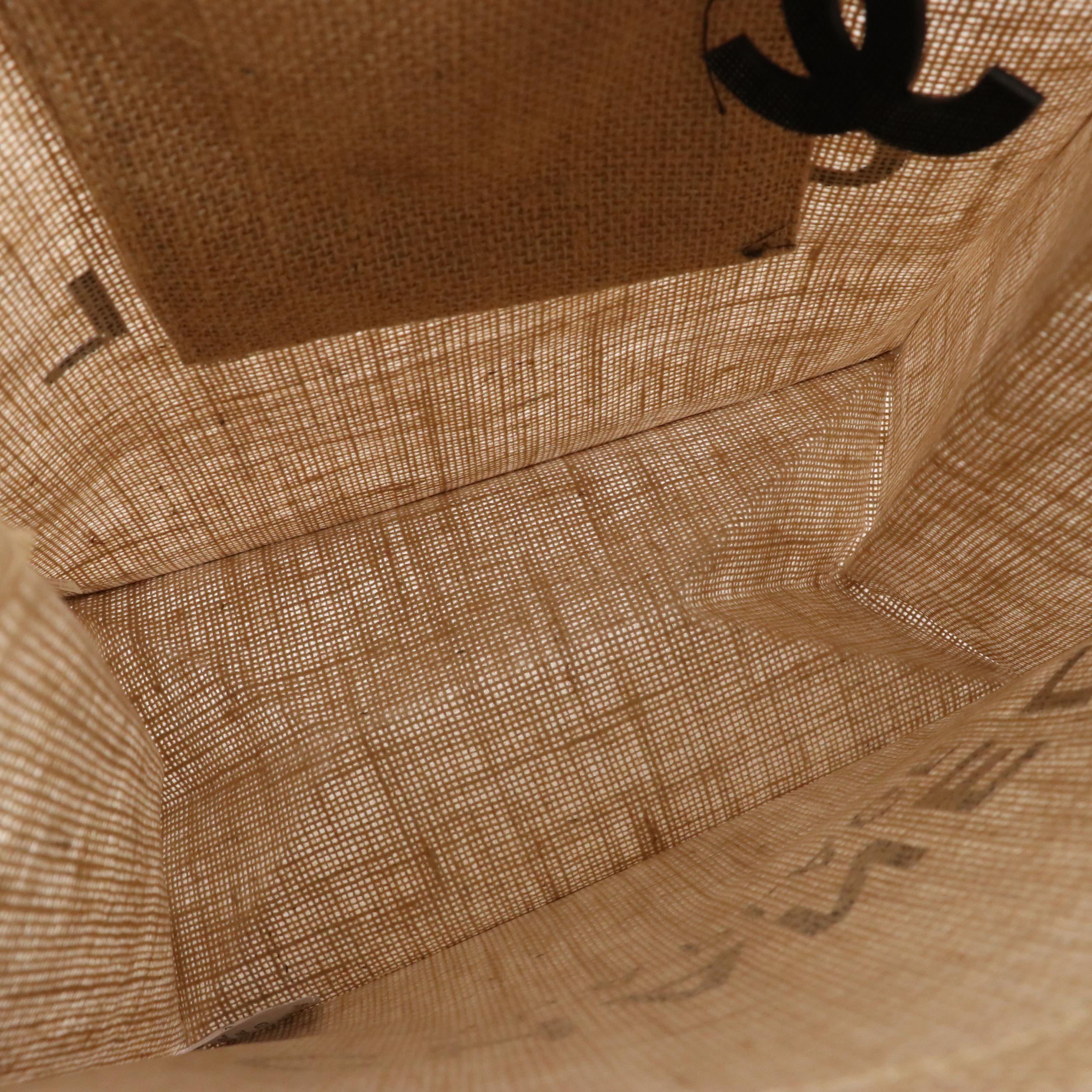 Chanel Promotional "À La Plage" Burlap Tote