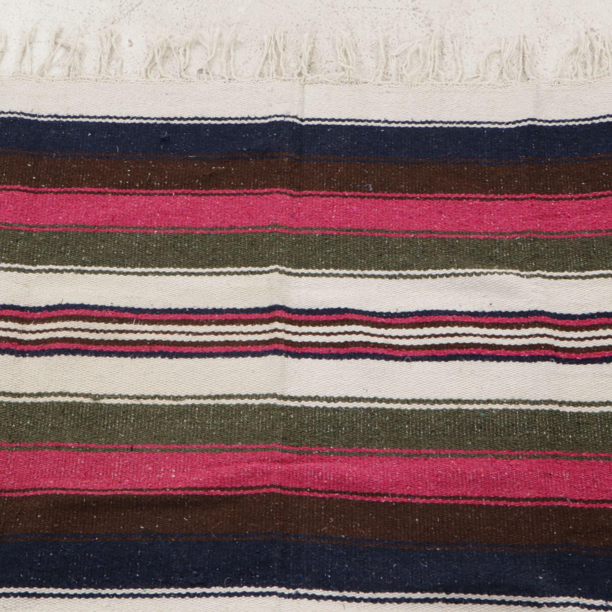 Handwoven Mexican Eagle & Serpent Coat of Arms Throw Blanket