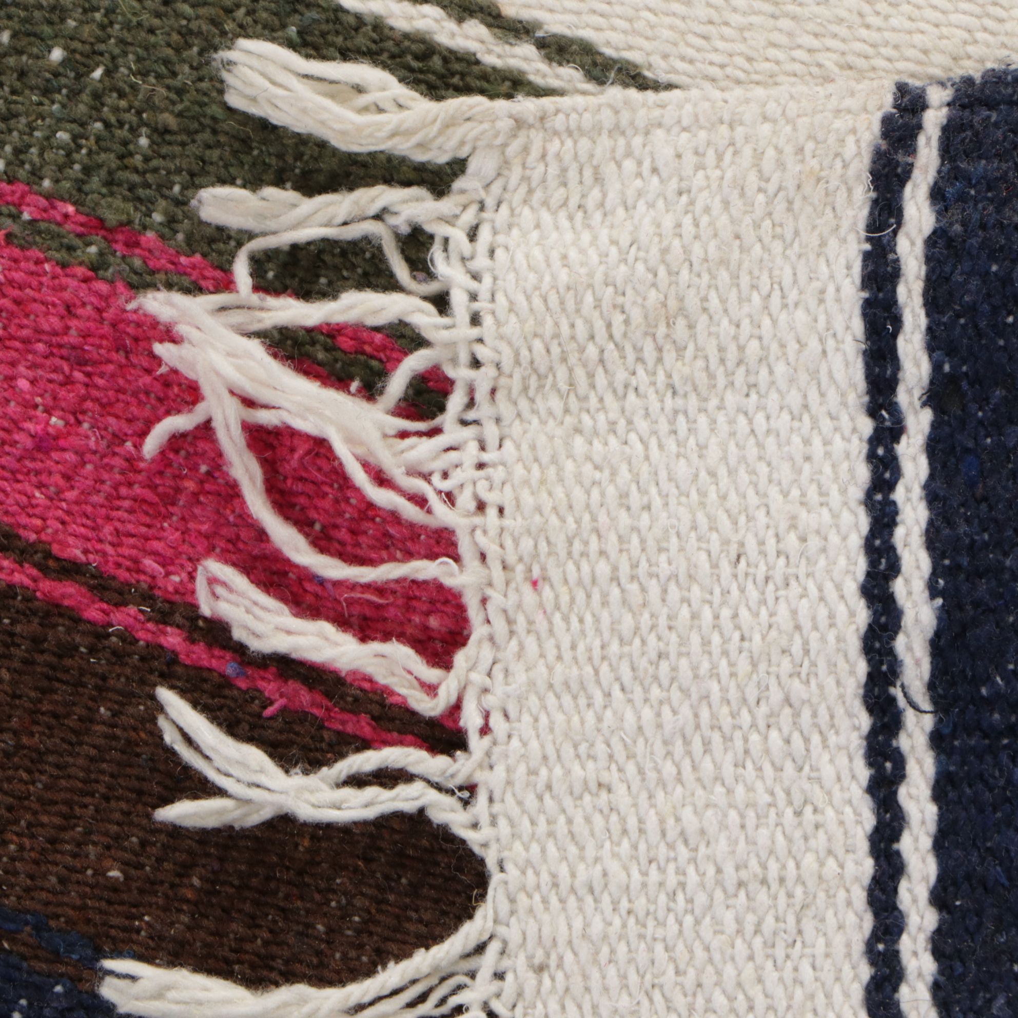 Handwoven Mexican Eagle & Serpent Coat of Arms Throw Blanket