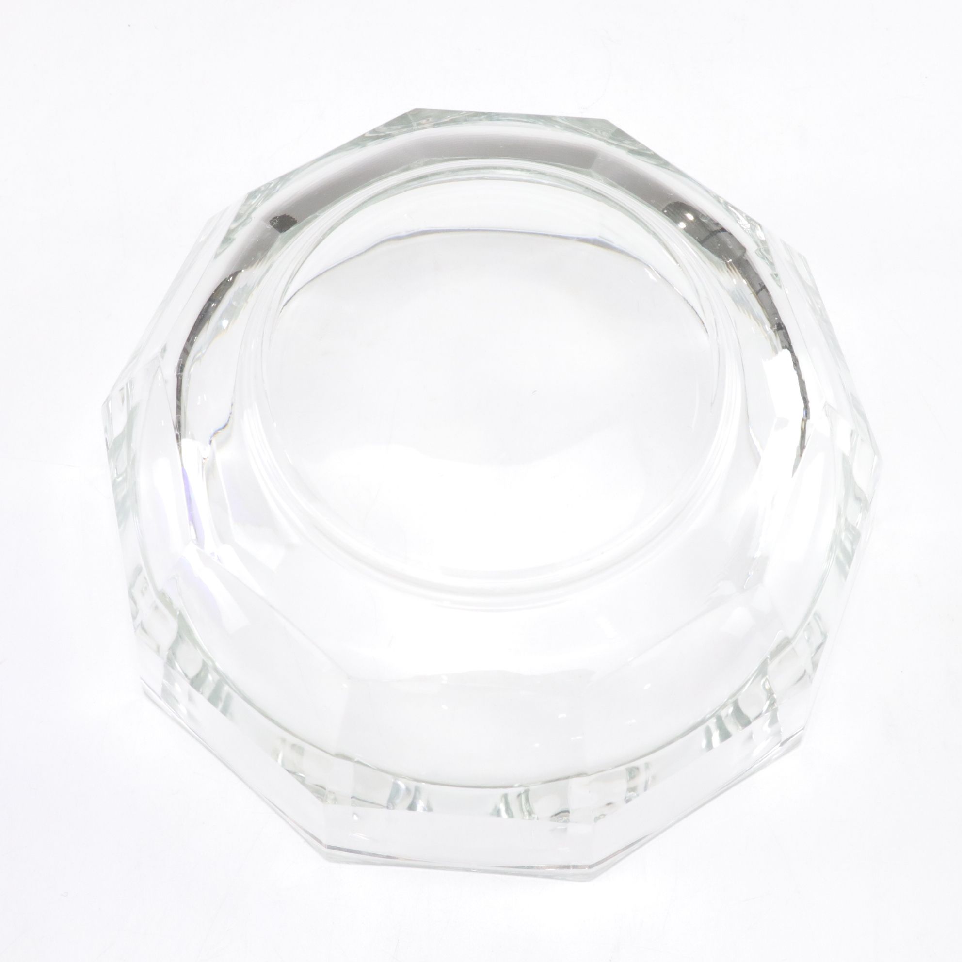 Murano Glass Napkin Holder with Italian Crystal Bowl & Glasses
