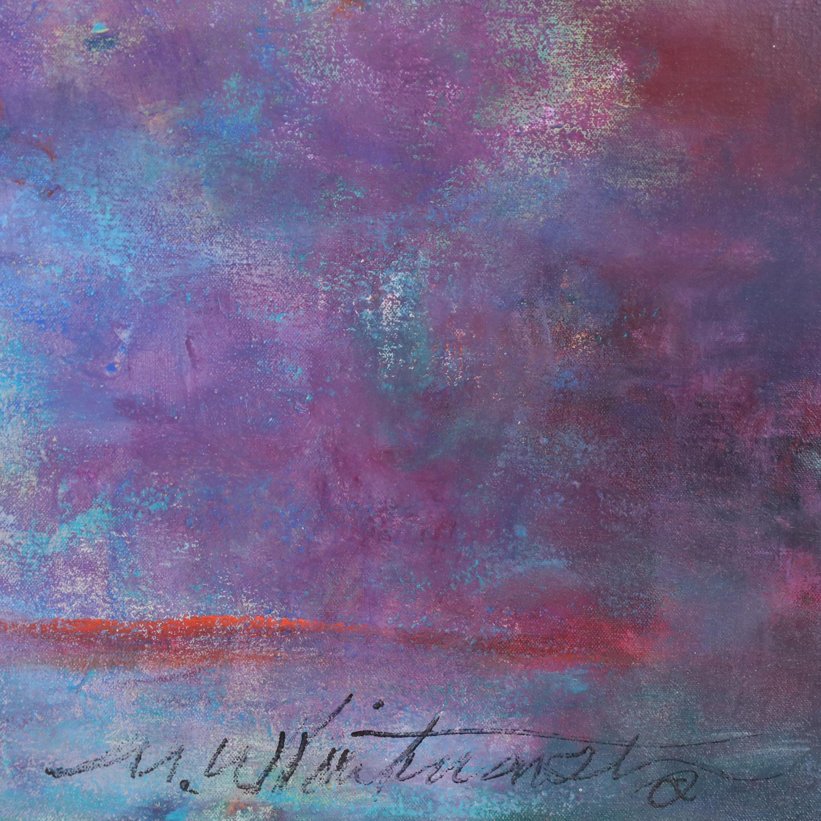 Mark Whitmarsh Abstract Acrylic Painting "Spring Thunder II," 2025