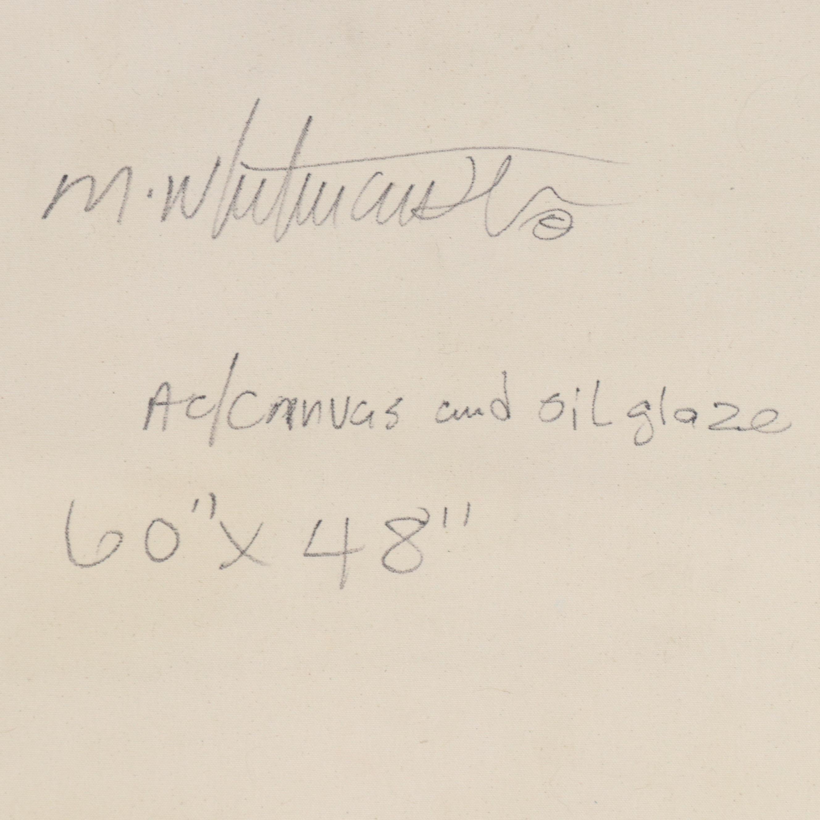 Mark Whitmarsh Abstract Acrylic Painting "Spring Thunder II," 2025