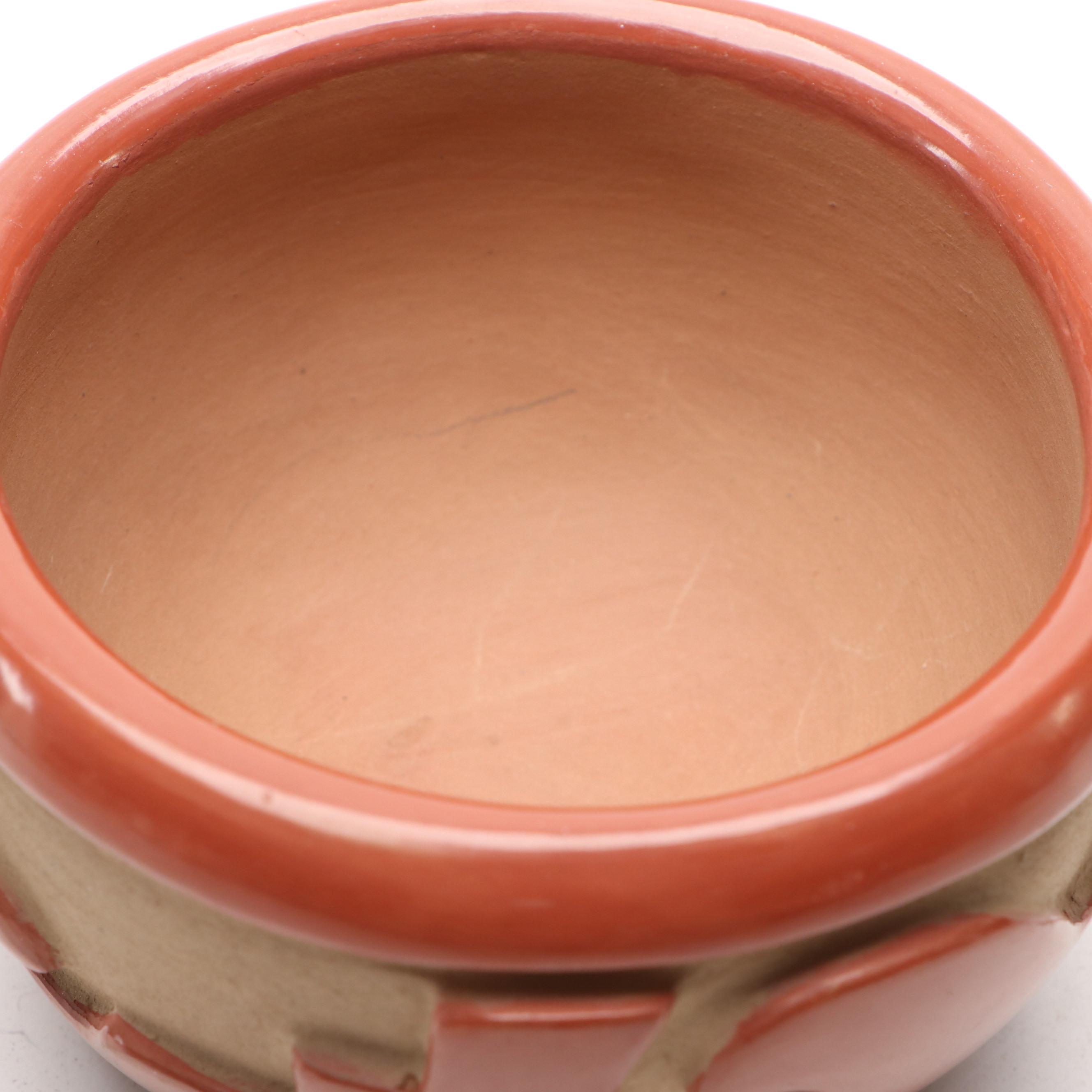 Madeline Naranjo and Linda Silva Santa Clara Pueblo Carved Pottery Bowls