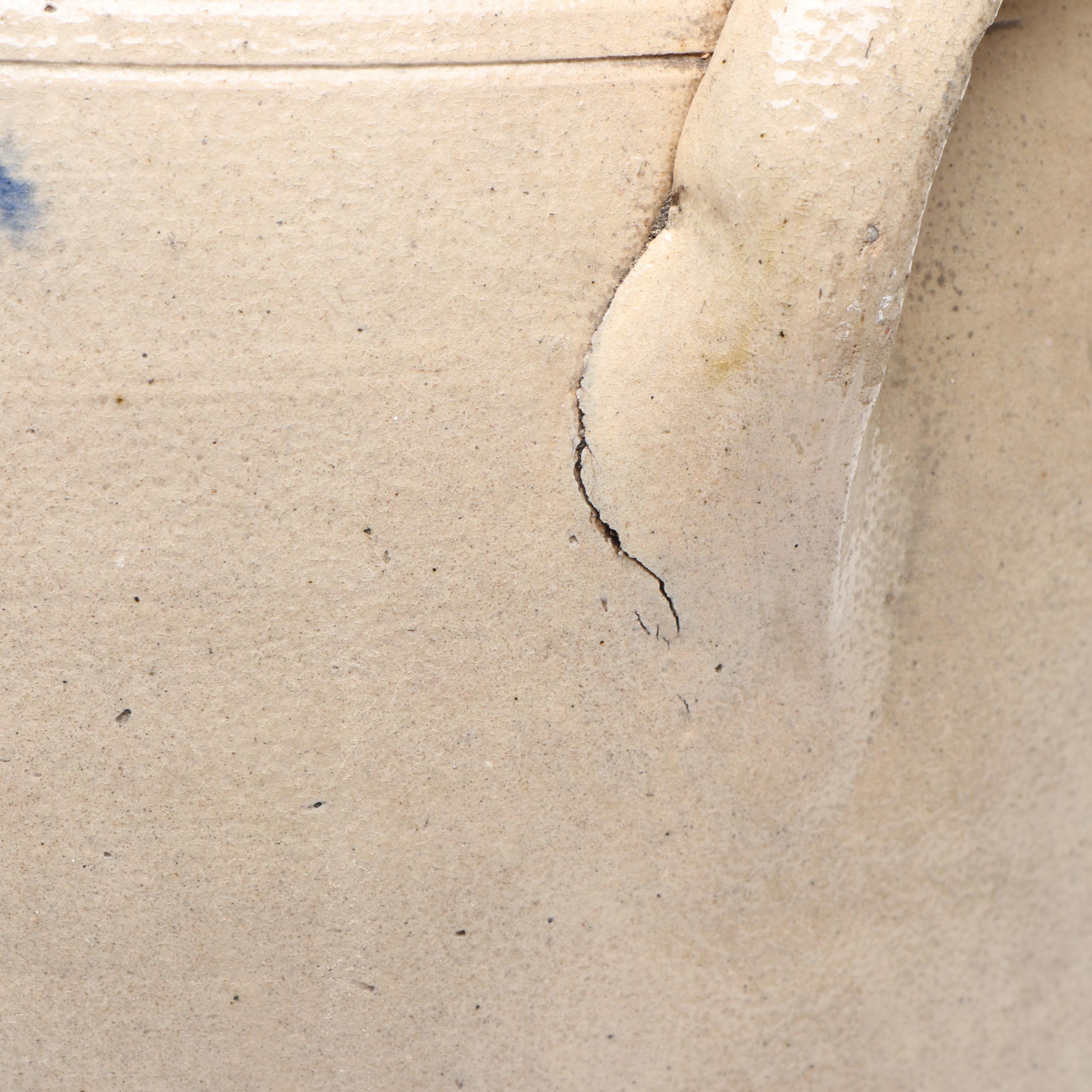 Lehman & Riedinger with Other Stoneware Crock, Mid to Late 19th Century