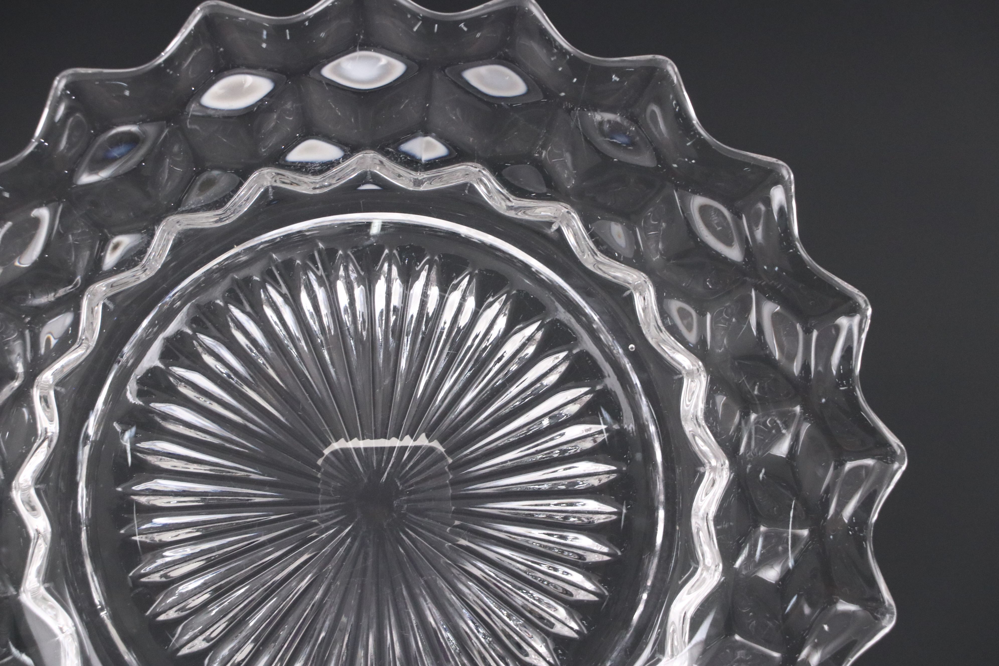 Fostoria "American Clear" Glass Salad Plates, Mid to Late 20th Century