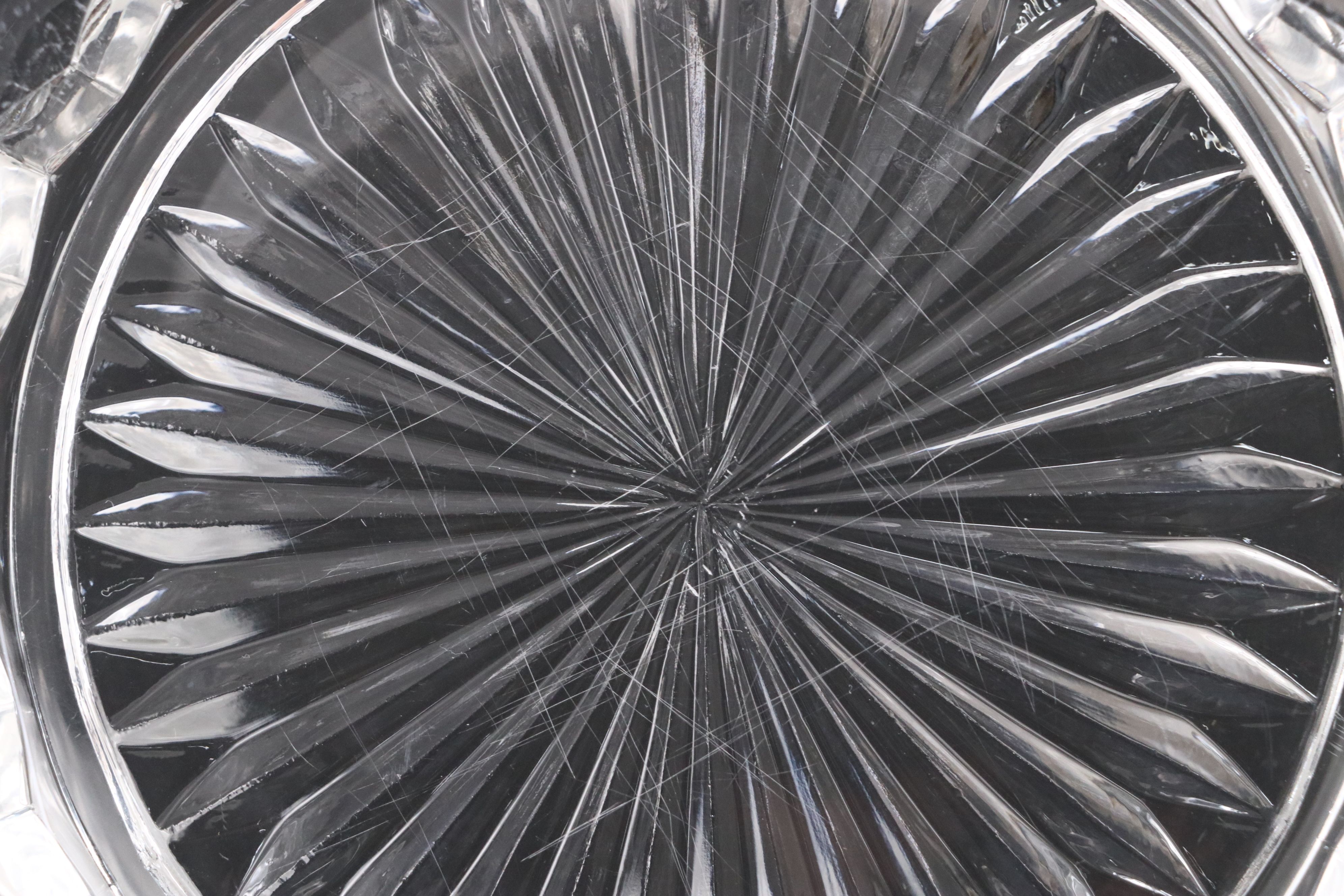 Fostoria "American Clear" Glass Salad Plates, Mid to Late 20th Century