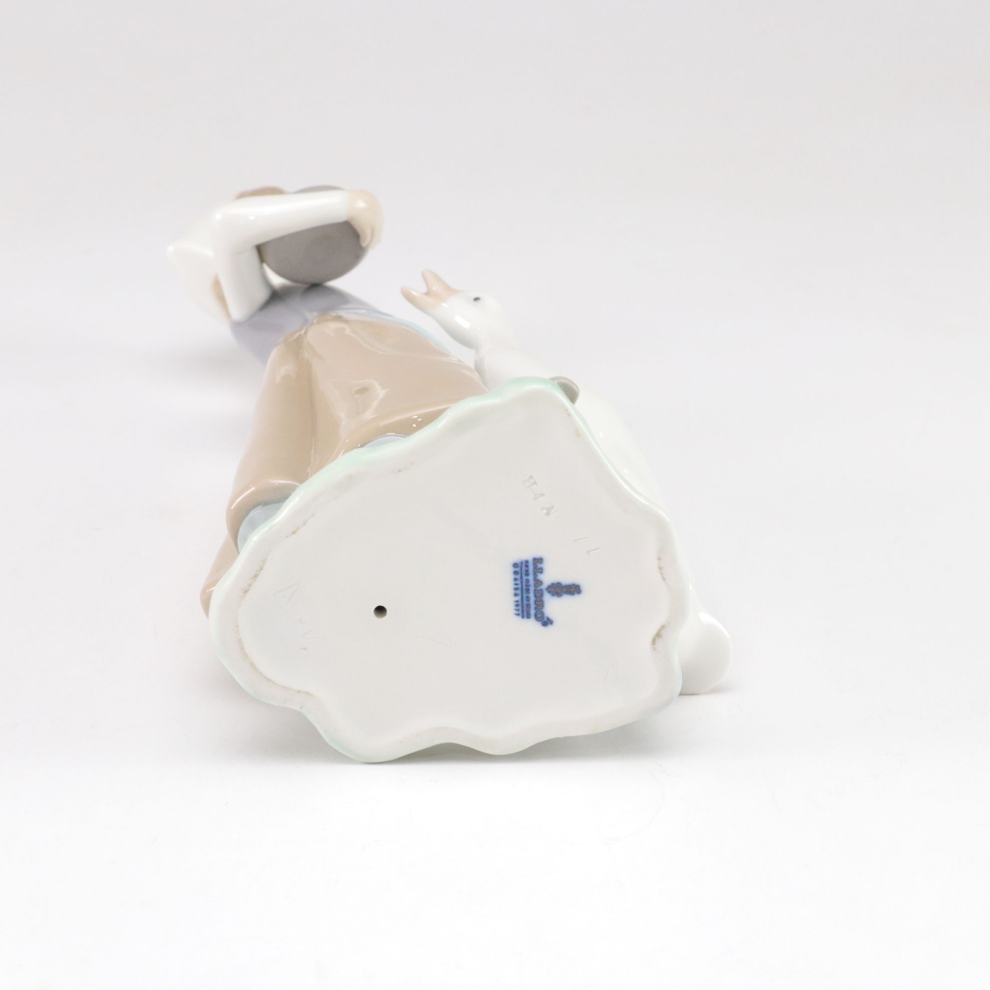 Lladró "Follow Me" and "Girl with Ducks" Porcelain Figurines