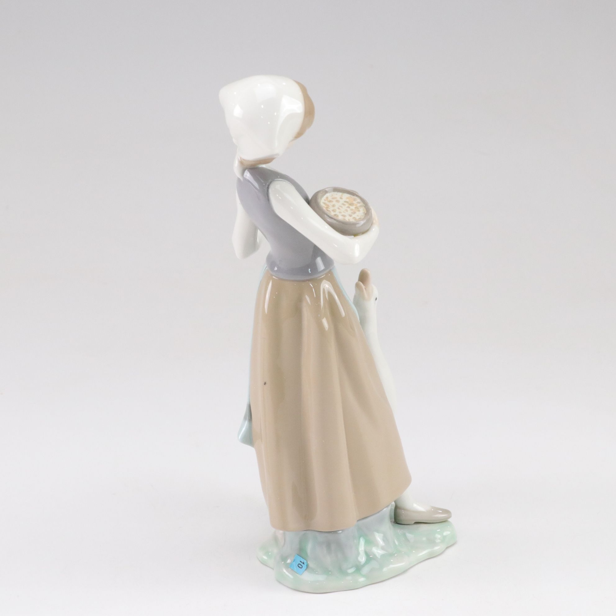 Lladró "Follow Me" and "Girl with Ducks" Porcelain Figurines