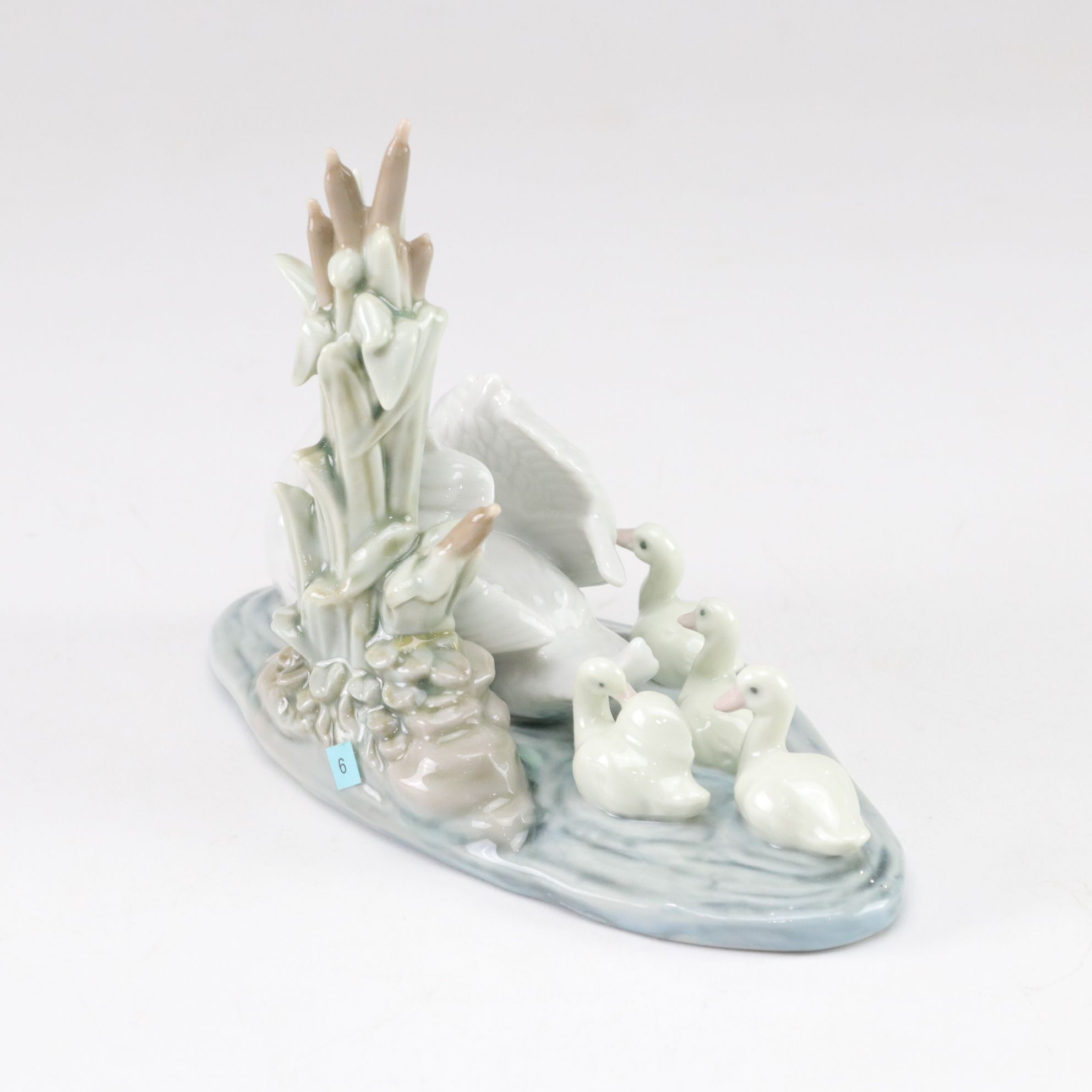 Lladró "Follow Me" and "Girl with Ducks" Porcelain Figurines