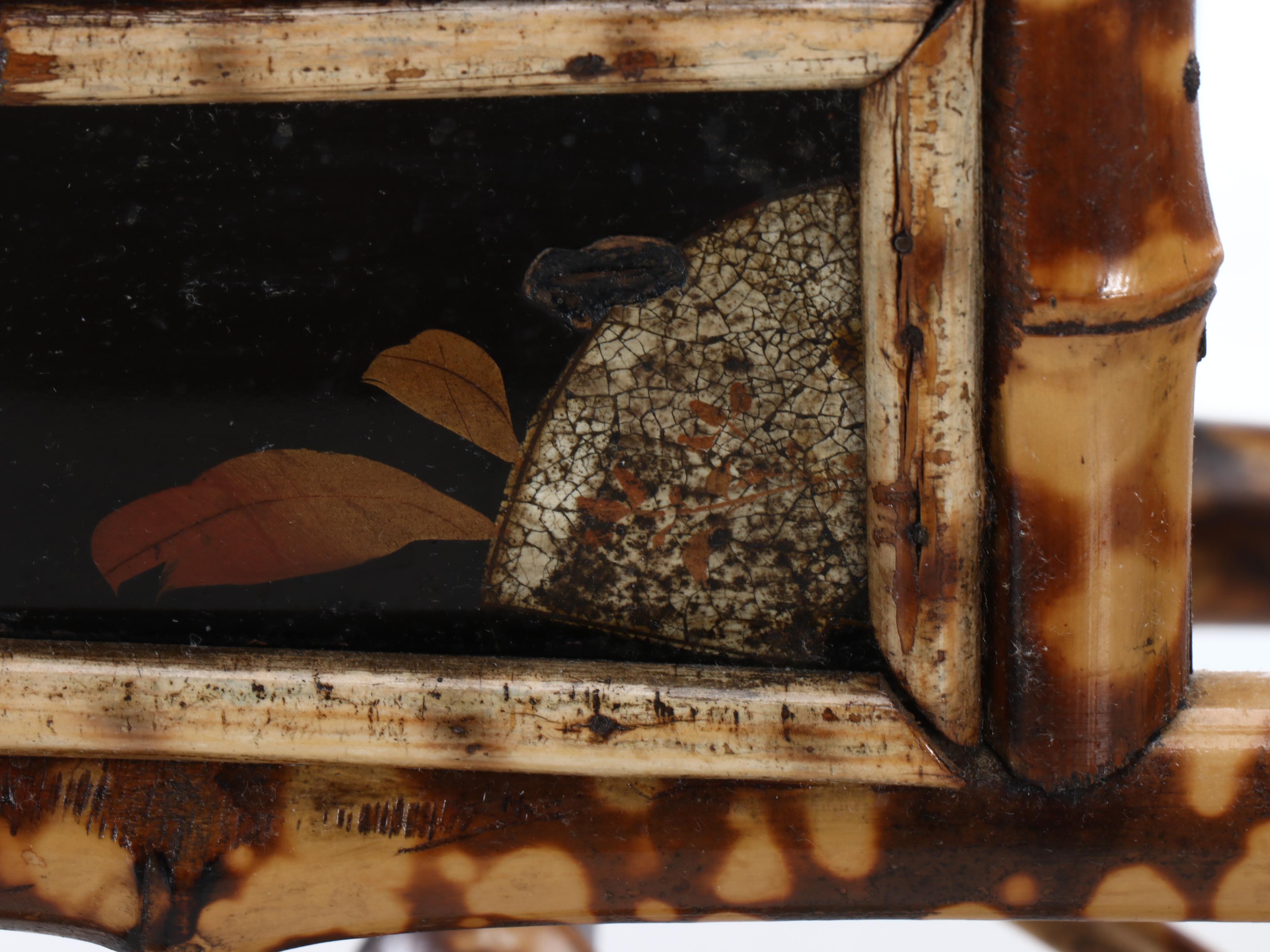 Lacquered Bamboo and Wicker Magazine Racks