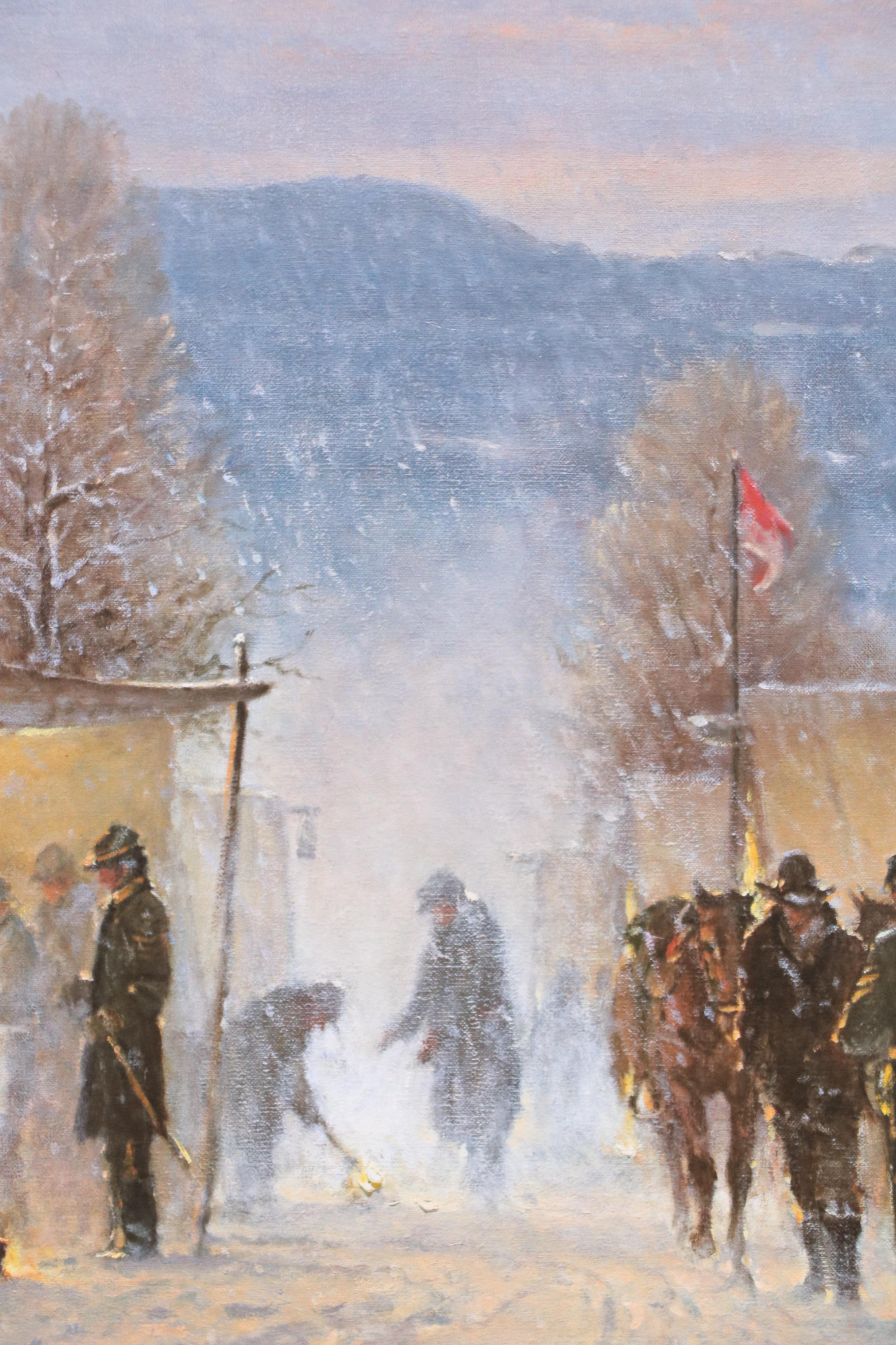 G. Harvey Civil War Offset Lithograph "Decisions at Dawn," 1993