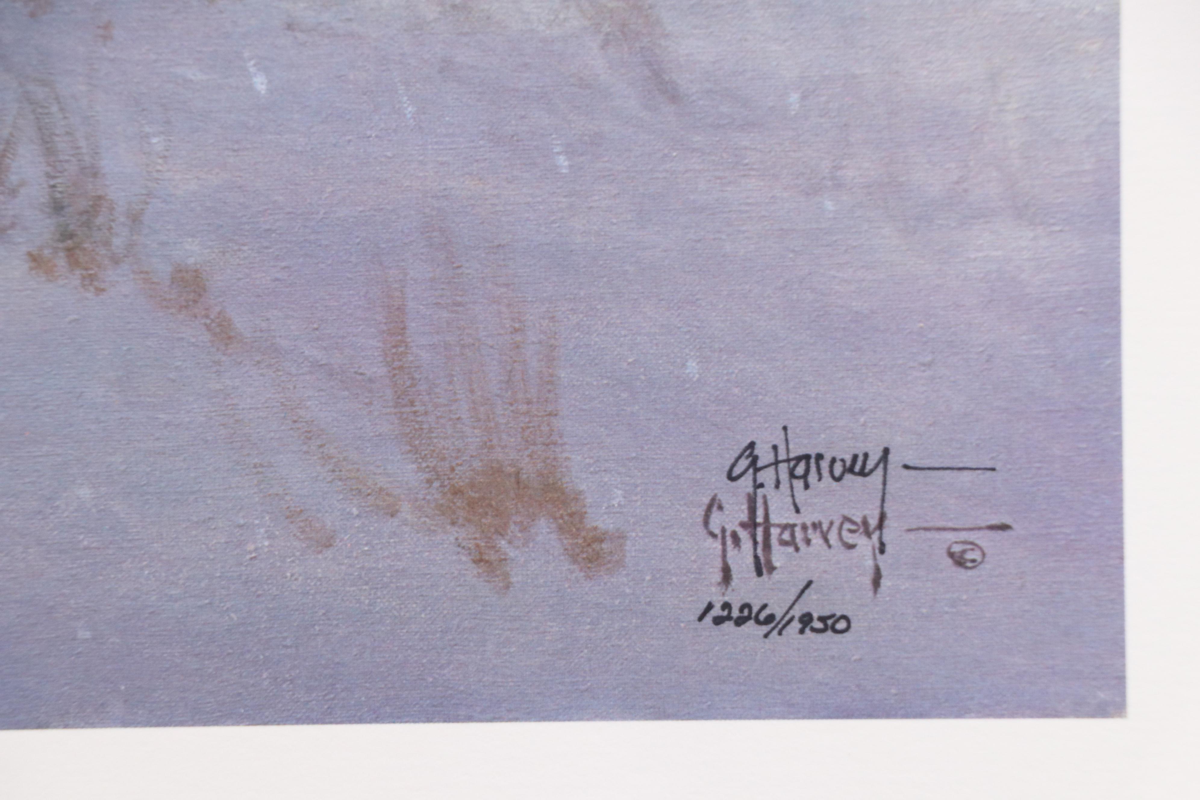 G. Harvey Civil War Offset Lithograph "Decisions at Dawn," 1993