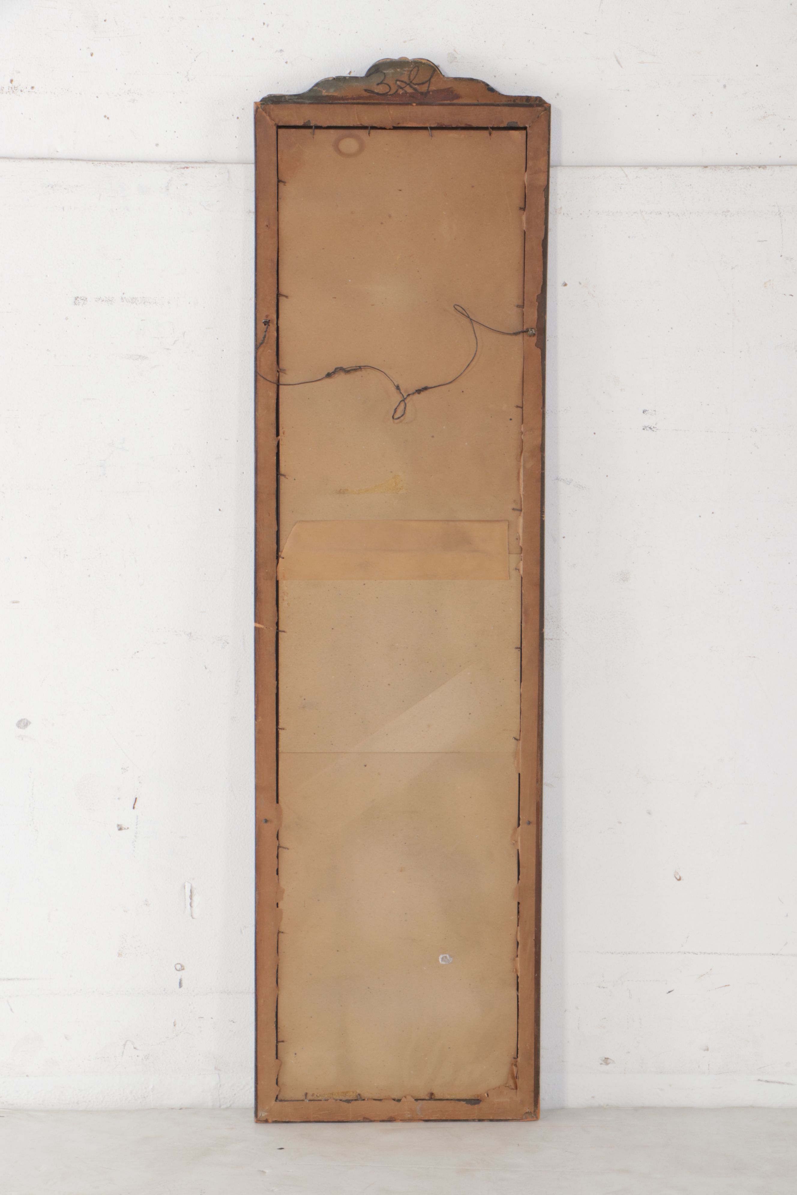 Late Victorian Full-Length Wall Mirror, Late 19th/Early 20th Century