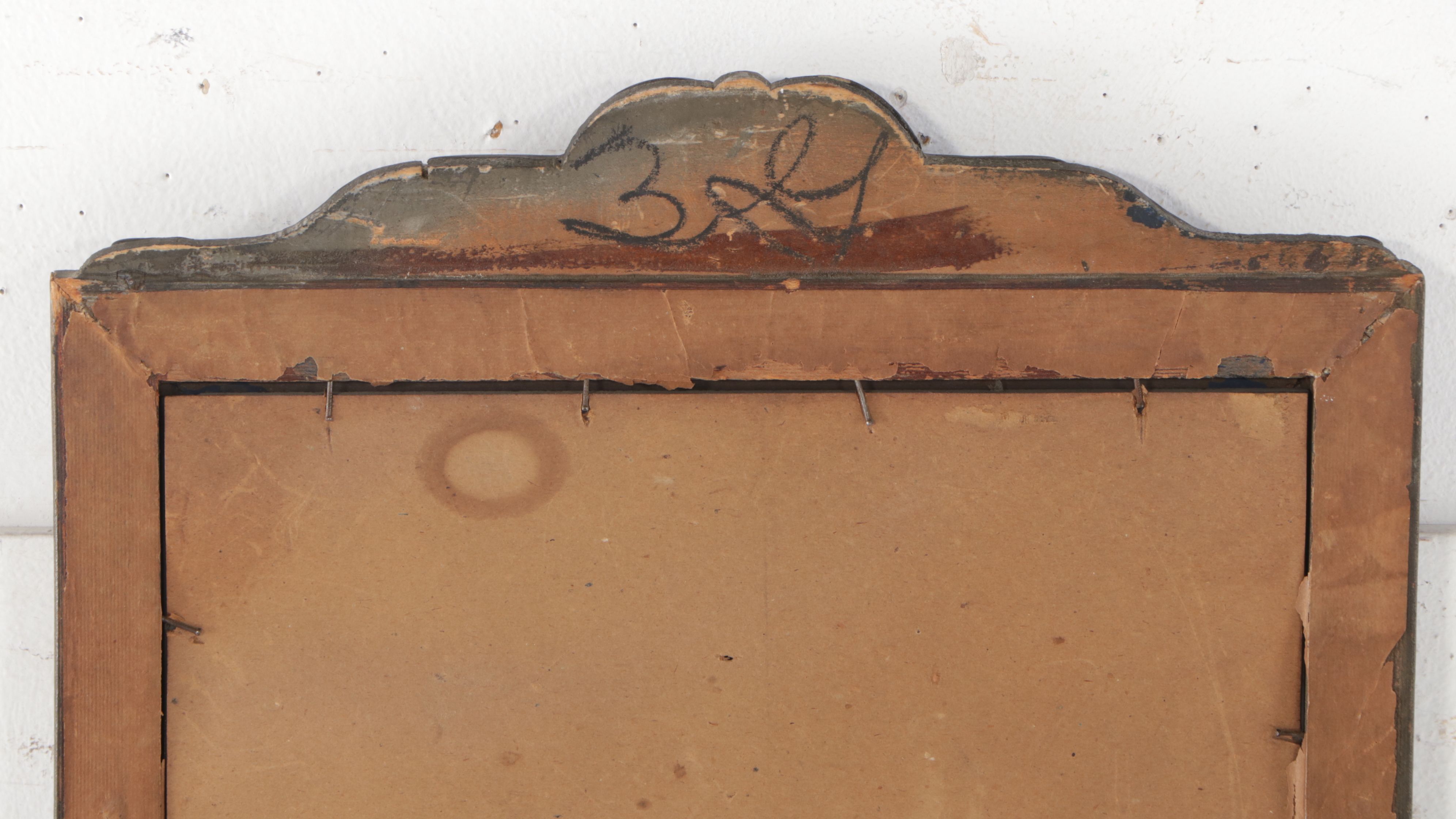 Late Victorian Full-Length Wall Mirror, Late 19th/Early 20th Century