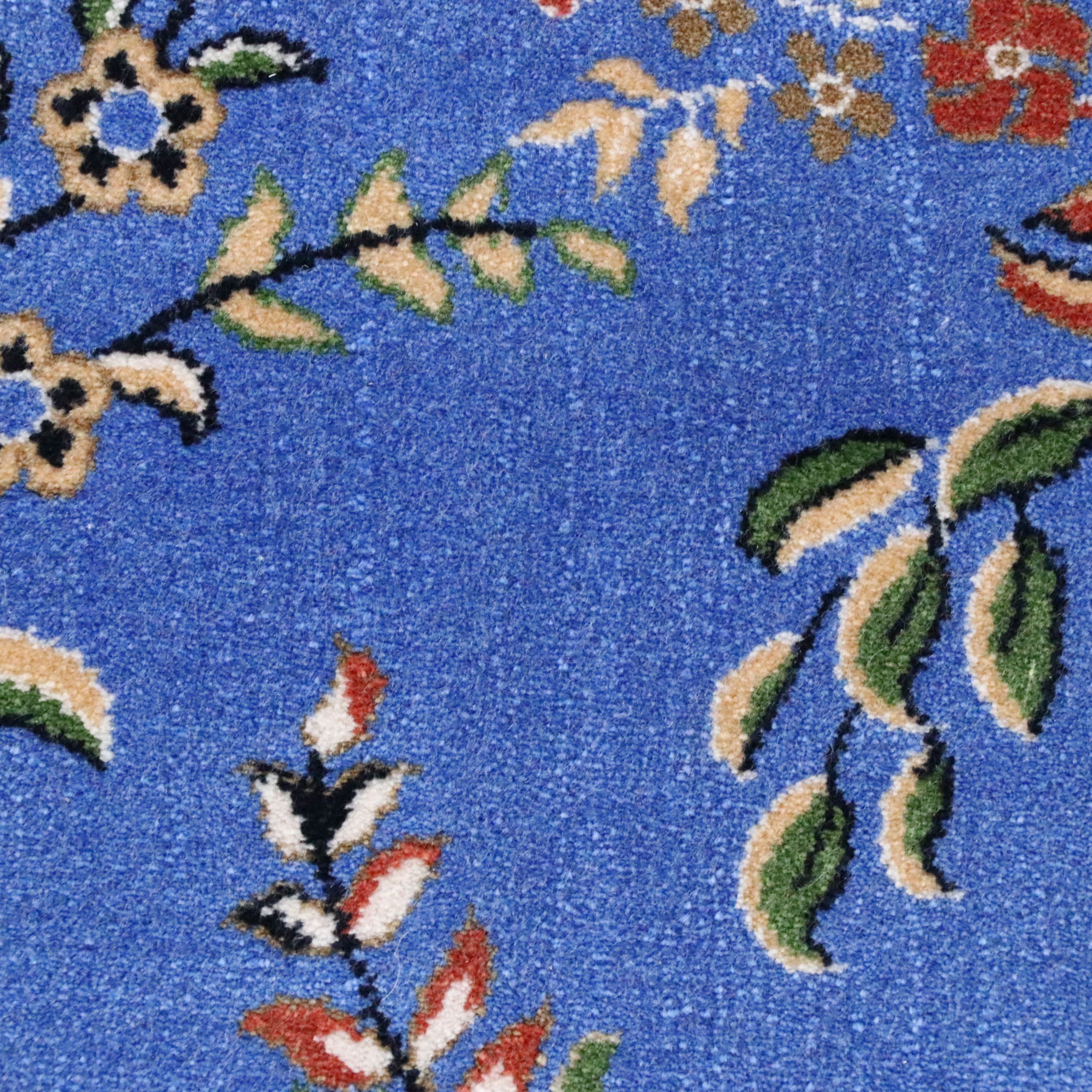 4' x 5'11 Machine Made Persian Style Pictorial Silk Area Rug